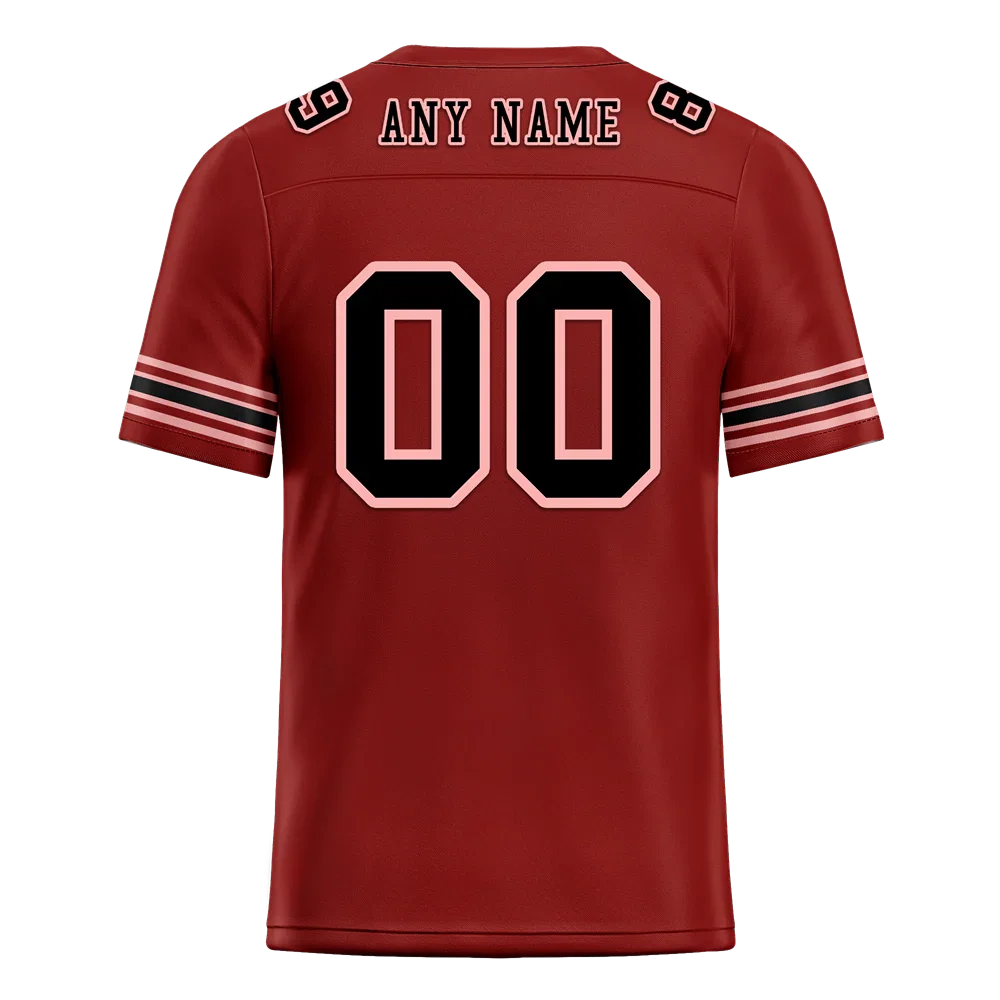 Custom Brown Skull Fashion Black Personalized Authentic Football Jersey FBJ02-bc0fbae - Coolcustomize
