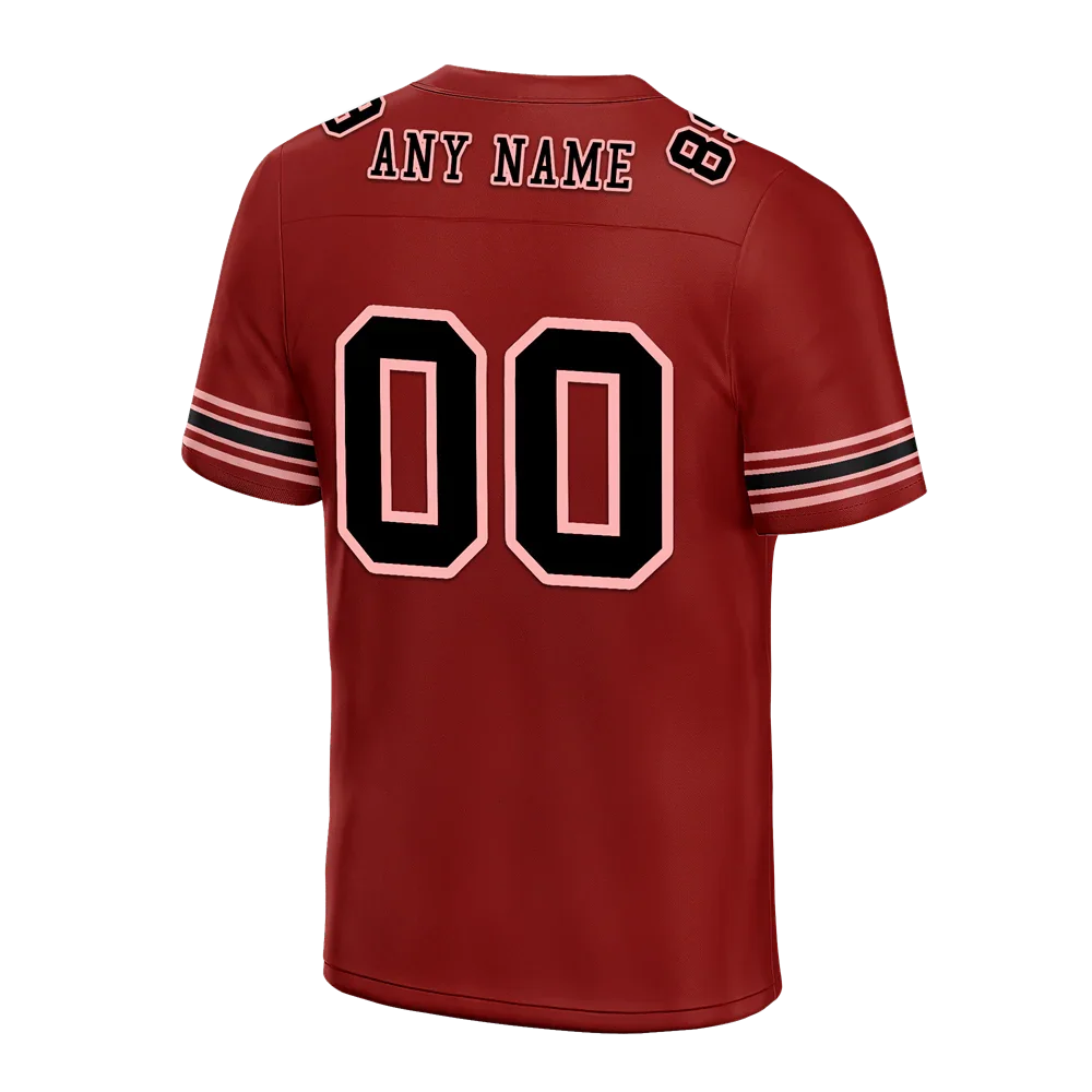 Custom Brown Skull Fashion Black Personalized Authentic Football Jersey FBJ02-bc0fbae - Coolcustomize