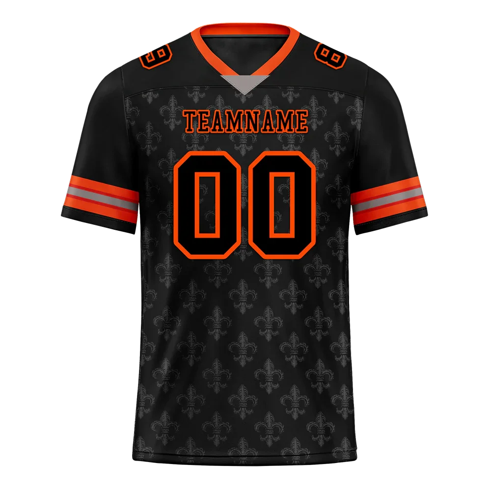 Custom Black Grey Skull Fashion Black Personalized Authentic Football Jersey FBJ02-bc0fbbd - Coolcustomize