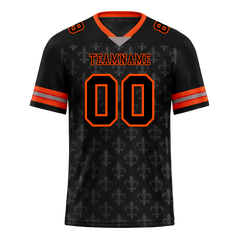 Custom Black Grey Skull Fashion Black Personalized Authentic Football Jersey FBJ02-bc0fbbd