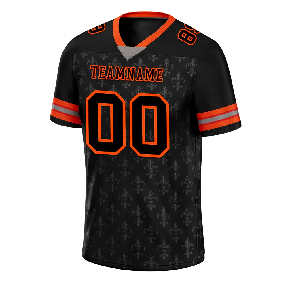 Custom Black Grey Skull Fashion Black Personalized Authentic Football Jersey FBJ02-bc0fbbd - Coolcustomize