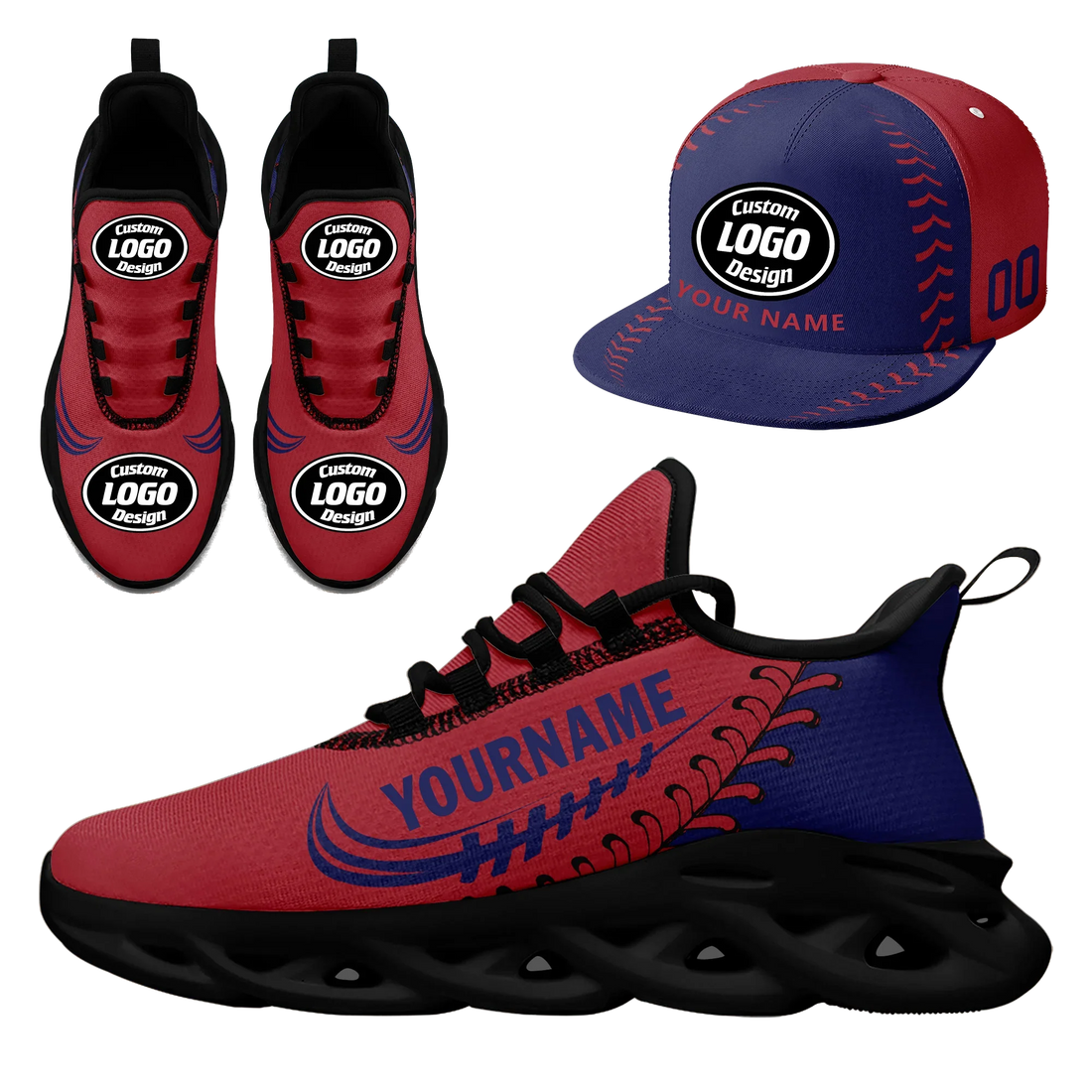 Custom MaxSoul Shoes and Hat Combo Personalized JH-bd0b00ea-ba