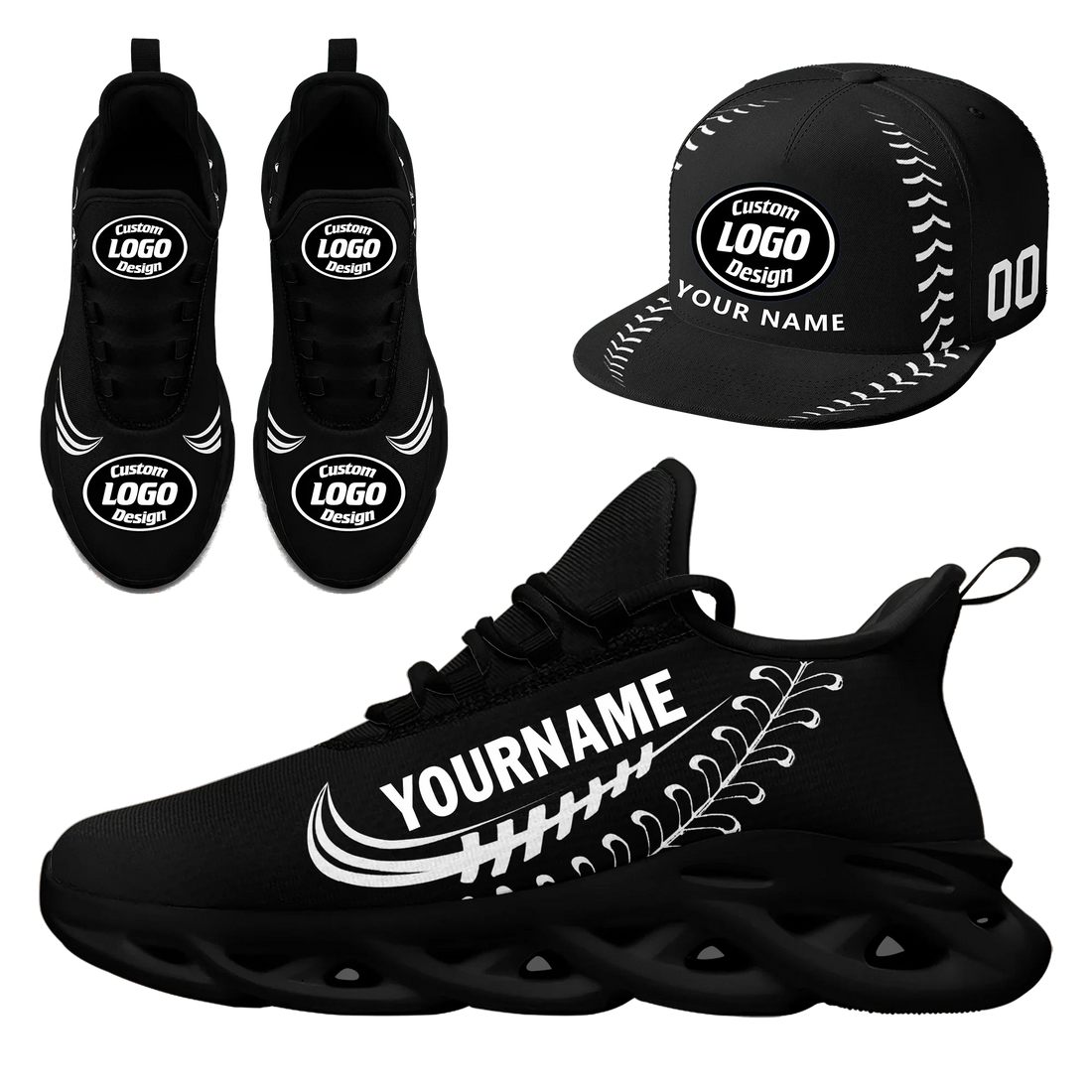 Custom MaxSoul Shoes and Hat Combo Personalized JH-bd0b00ea-c0