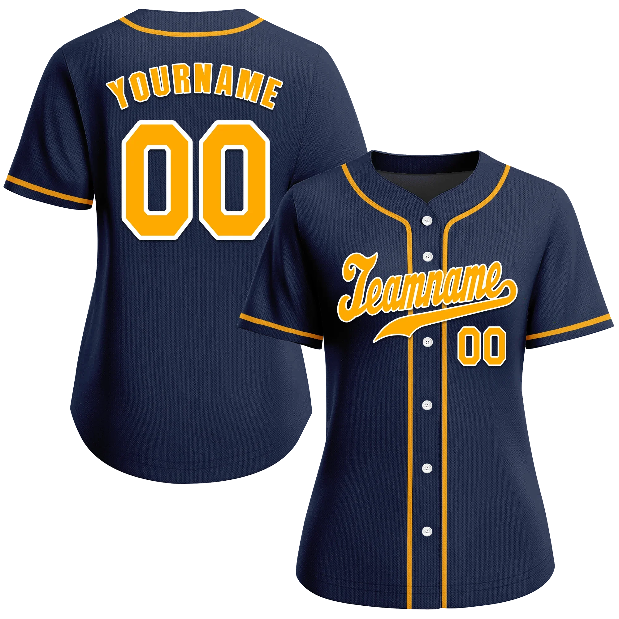 Custom Blue Classic Style Orange Authentic Baseball Jersey - Coolcustomize
