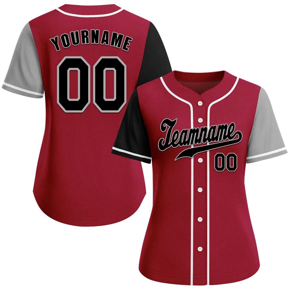Custom Brown Two Tone Black Authentic Baseball Jersey - Coolcustomize