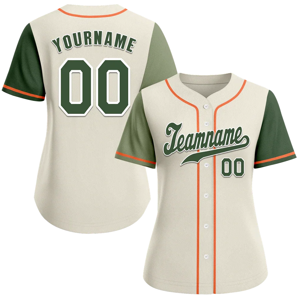 Custom Grey Two Tone Green Authentic Baseball Jersey - Coolcustomize
