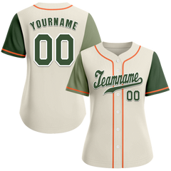 Custom Grey Two Tone Green Authentic Baseball Jersey