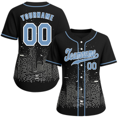 Custom Black City Edition Aqua Authentic Baseball Jersey BSBJ0a-bc0fbbf