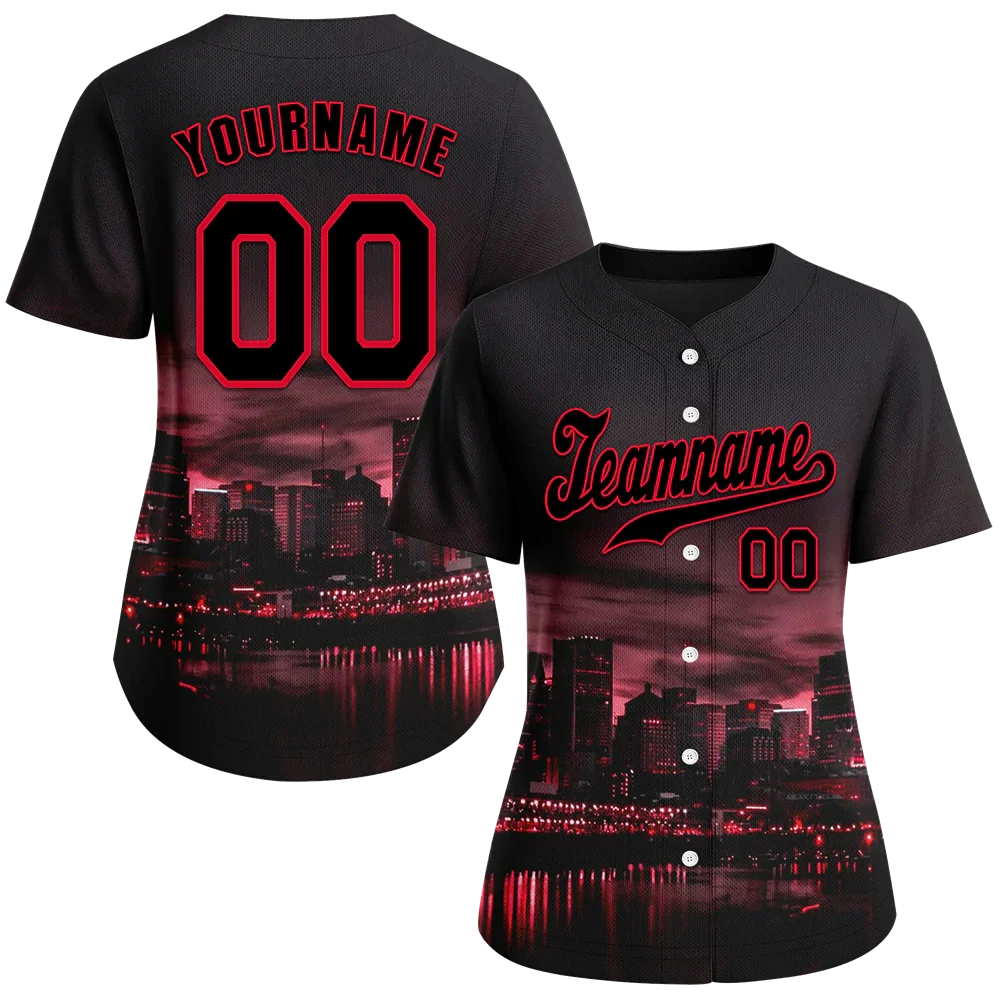 Custom Black City Edition Black Authentic Baseball Jersey BSBJ0a-bc0fbc0 - Coolcustomize