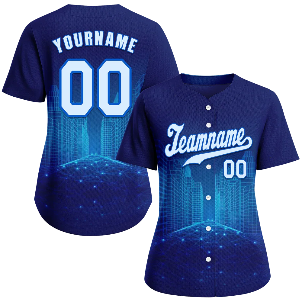 Custom Blue City Edition White Authentic Baseball Jersey BSBJ0a-bc0fbcb - Coolcustomize