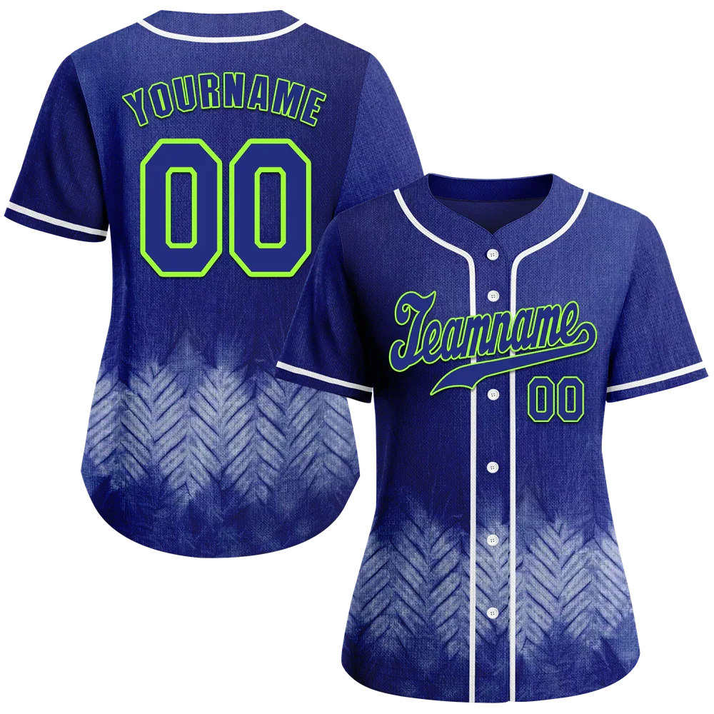 Custom Blue Tie Dye Blue Authentic Baseball Jersey BSBJ0a-bc0fbfa - Coolcustomize