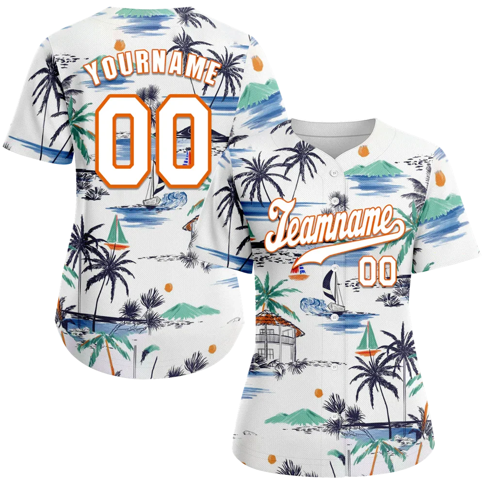 Custom White Hawaii White Authentic Baseball Jersey BSBJ0a-bc0fbff - Coolcustomize