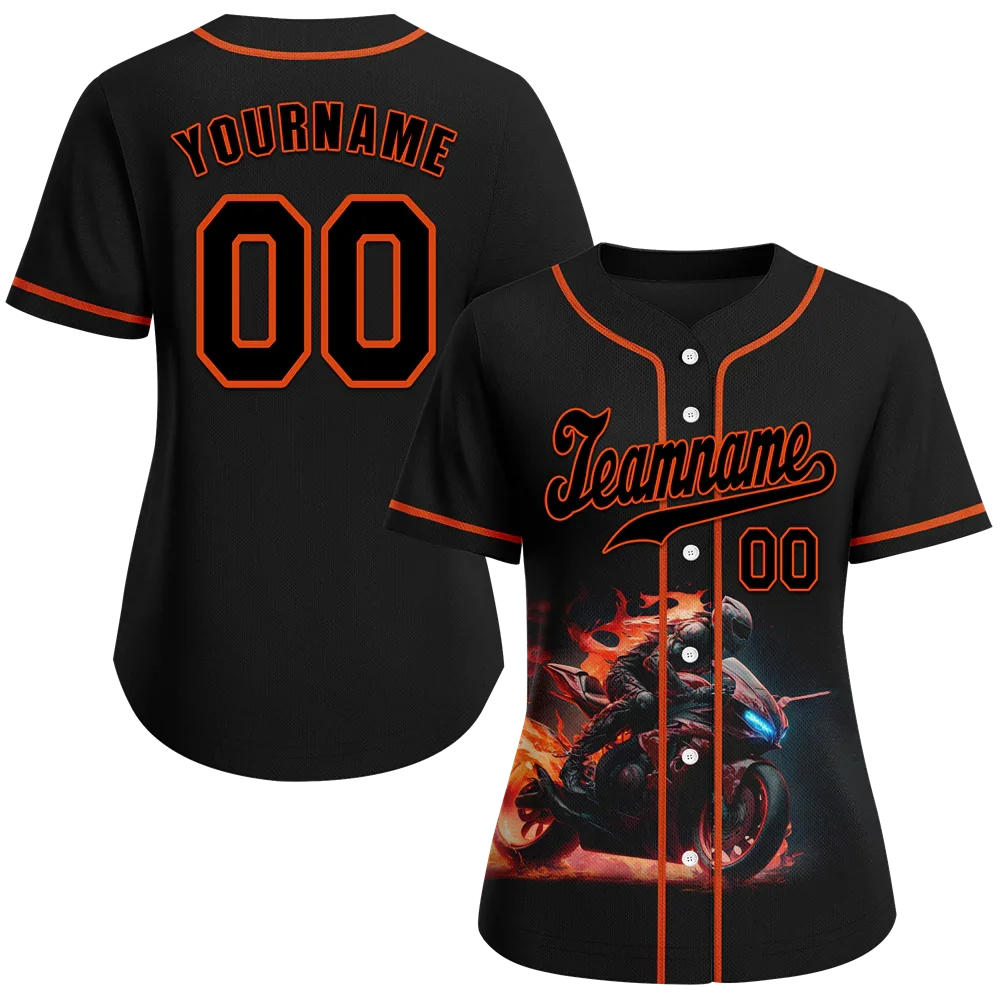 Custom Black Red Drift Fashion Black Authentic Baseball Jersey BSBJ0a-bc0fb8e - Coolcustomize