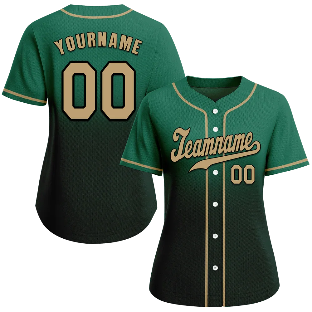 Custom Fade Fashion Grey Authentic Baseball Jersey - Coolcustomize