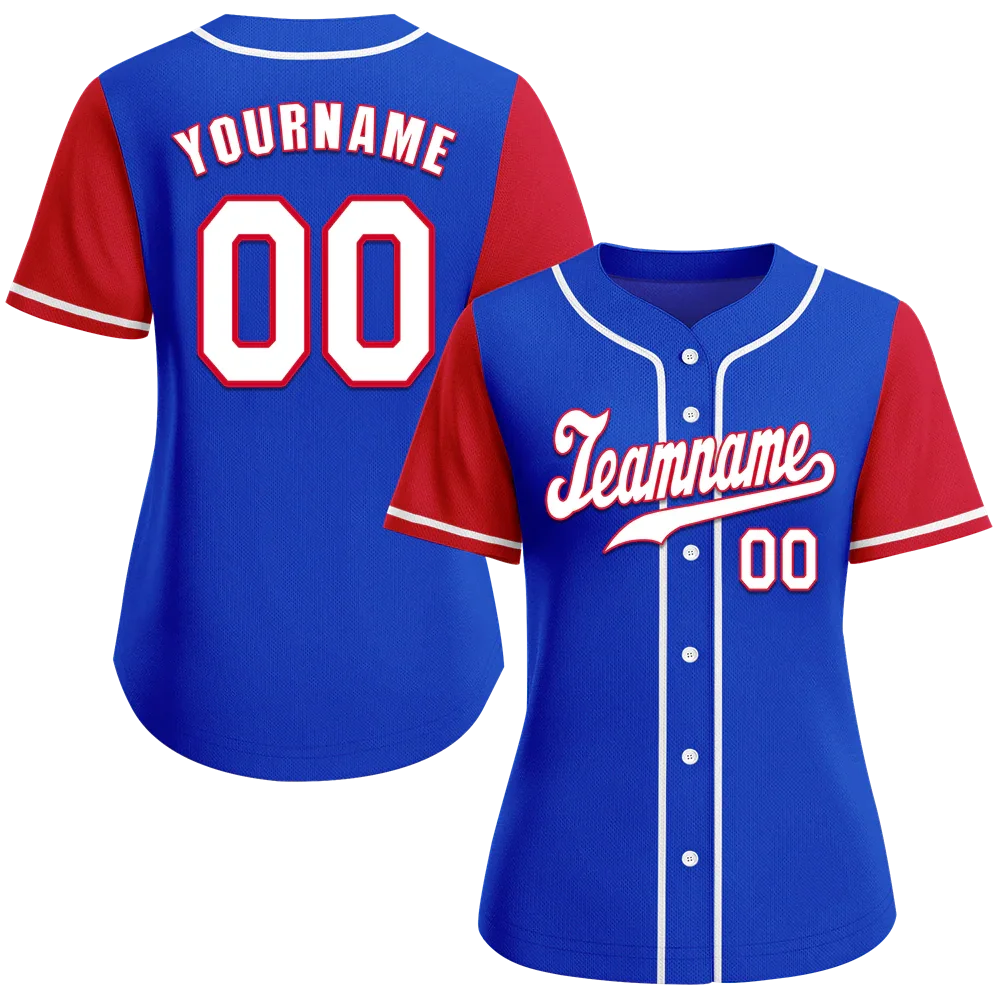 Custom Blue Brown Raglan Sleeves White Authentic Baseball Jersey - Coolcustomize