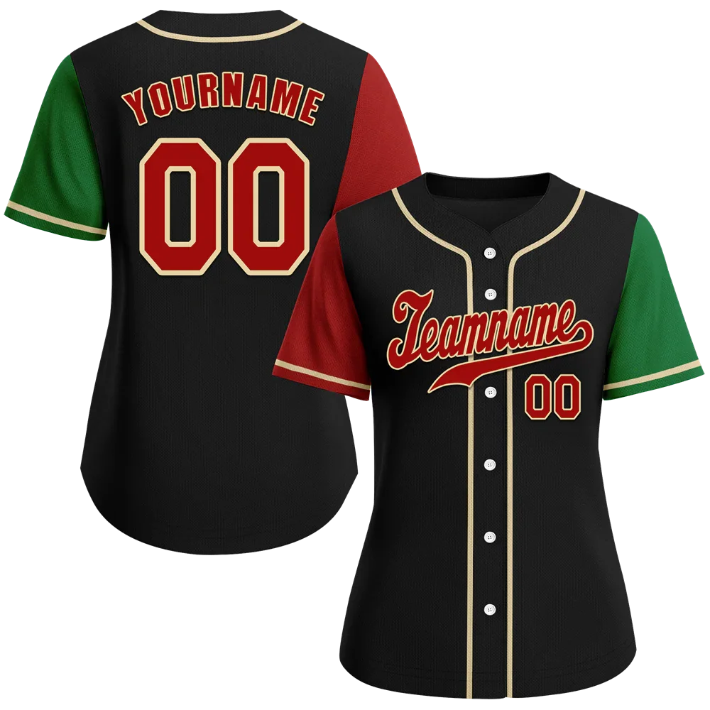 Custom Black Two Tone Brown Authentic Baseball Jersey - Coolcustomize