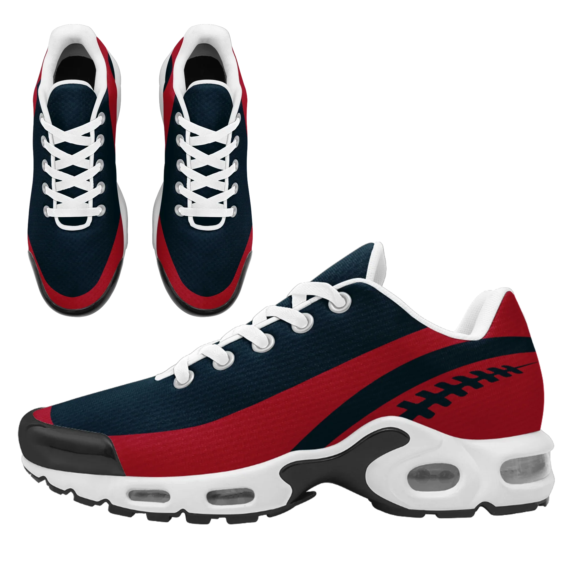 Custom Black Red TN Shoes Personalized Sneakers TN-D020077-12 - Coolcustomize