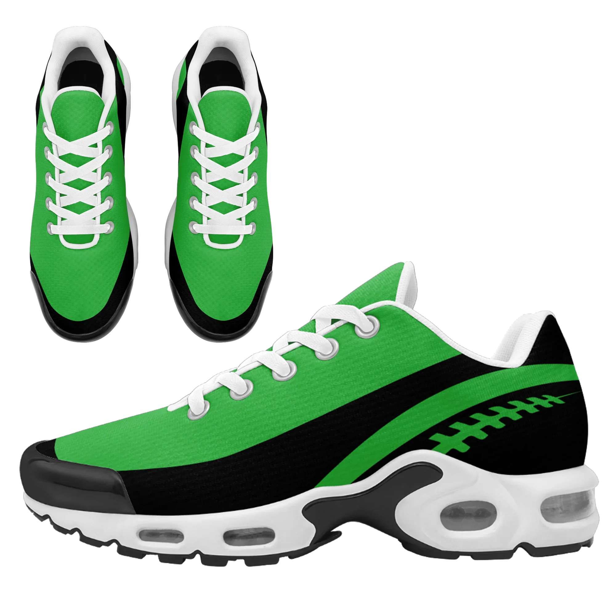Custom Black Green Jersey and TN Shoes Combo Offer Personalized ZH-D0200101-1 - Coolcustomize
