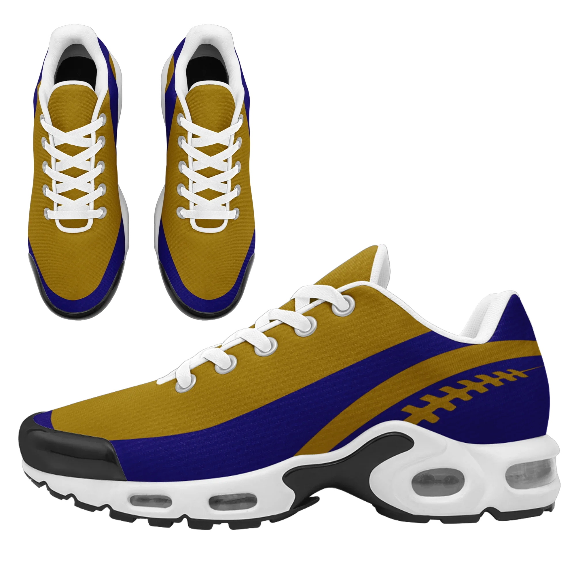 Custom Blue Yellow Jersey and TN Shoes Combo Offer Personalized ZH-D0200101-3 - Coolcustomize