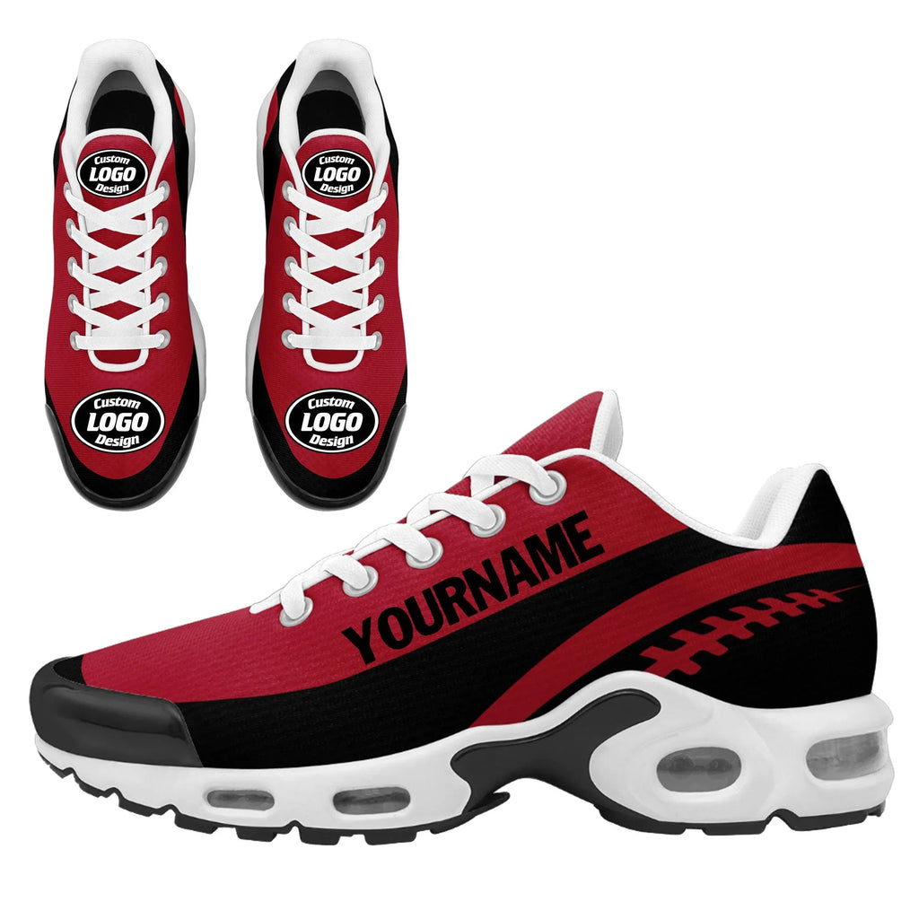 Custom Black Red Jersey and TN Shoes Combo Offer Personalized ZH-D0200101-4 - Coolcustomize