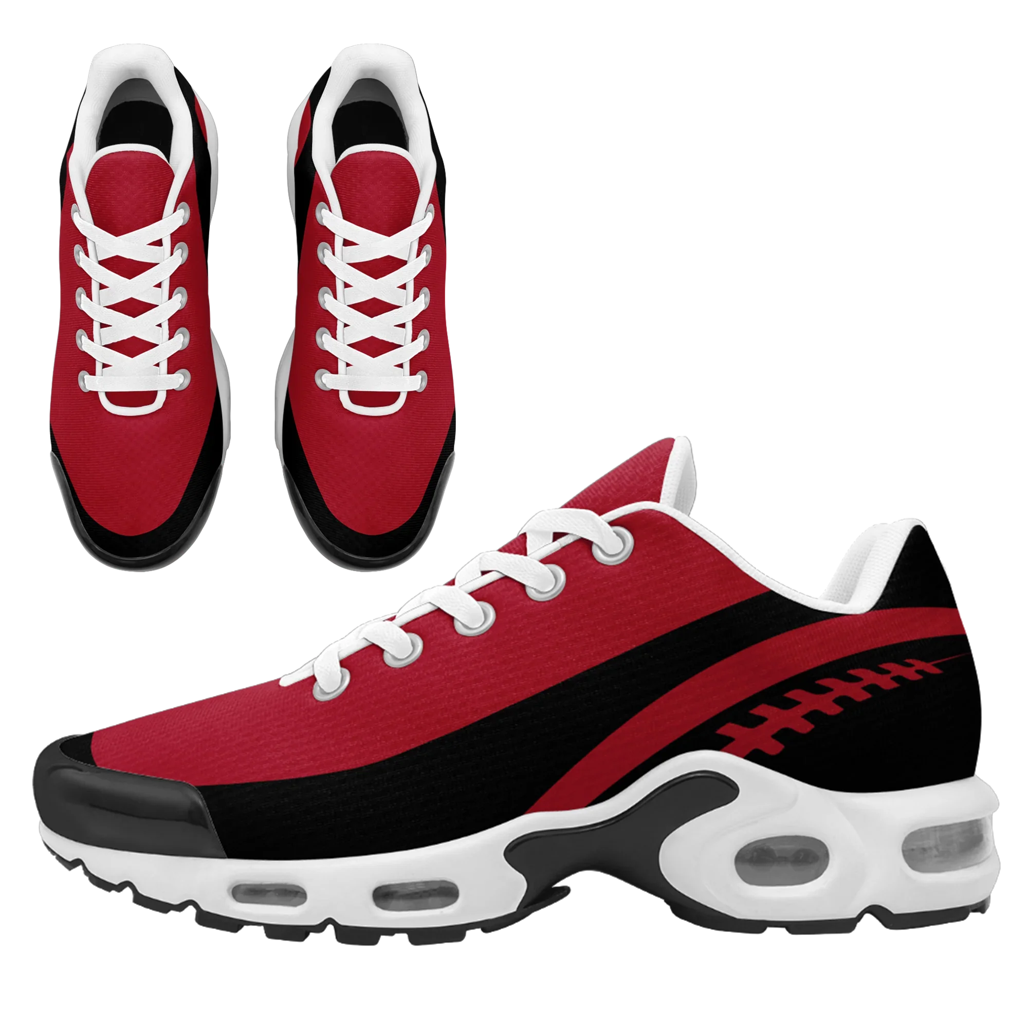 Custom Black Red Jersey and TN Shoes Combo Offer Personalized ZH-D0200101-4 - Coolcustomize