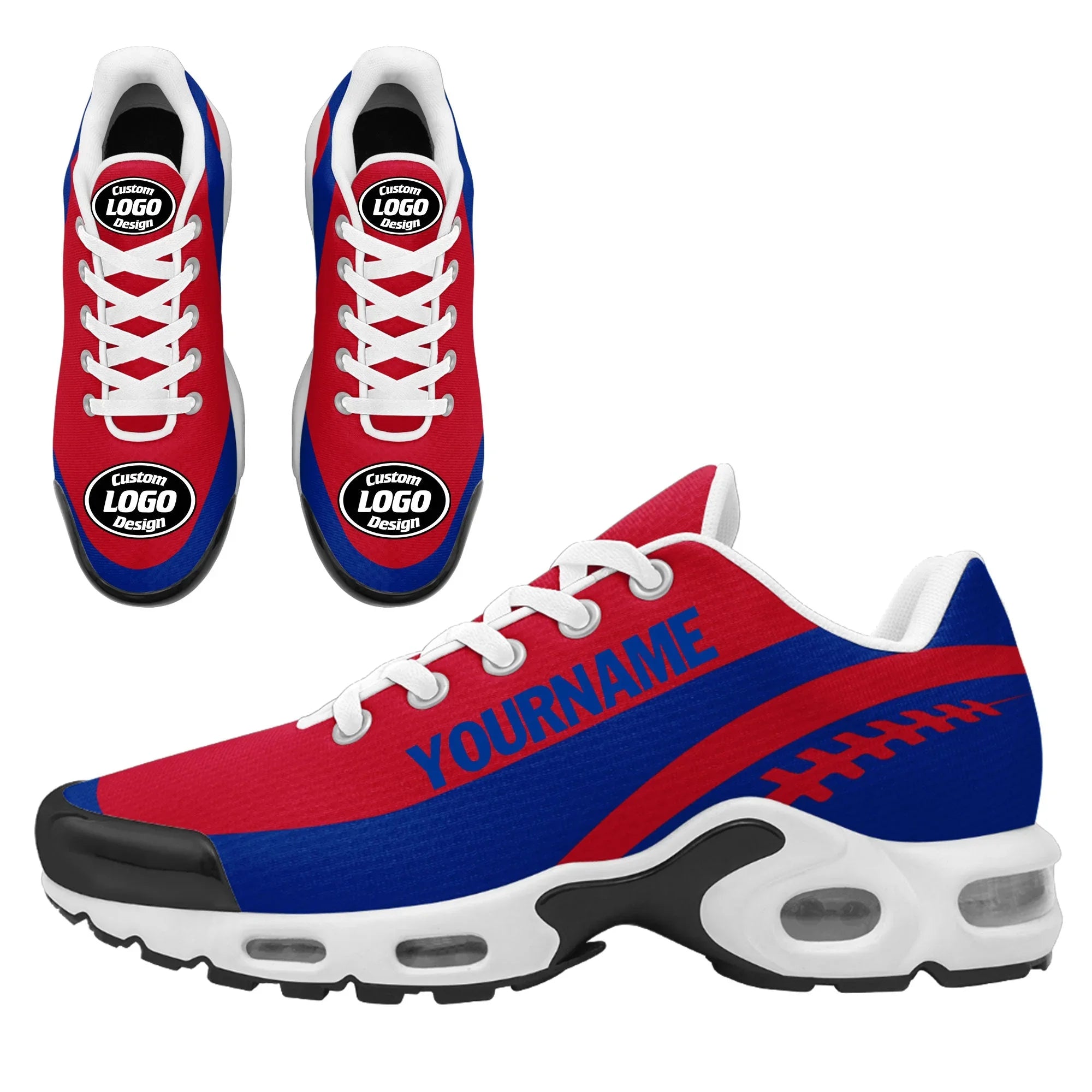 Custom Blue Red Jersey and TN Shoes Combo Offer Personalized ZH-D0200101-5 - Coolcustomize