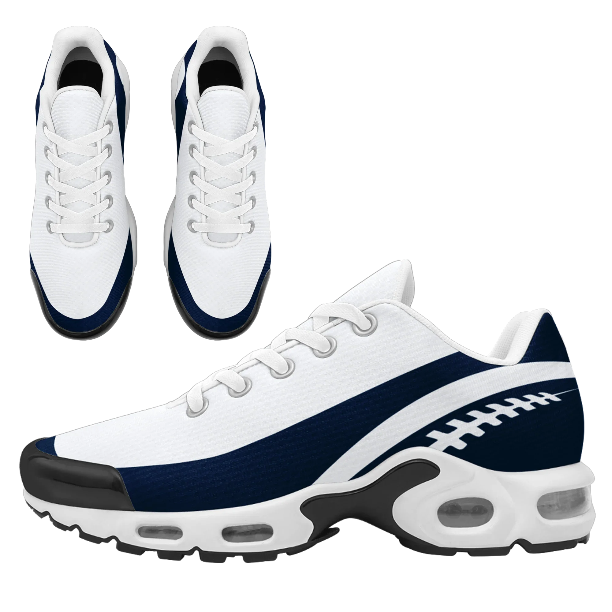 Custom Blue White Jersey and TN Shoes Combo Offer Personalized ZH-D0200101-9 - Coolcustomize
