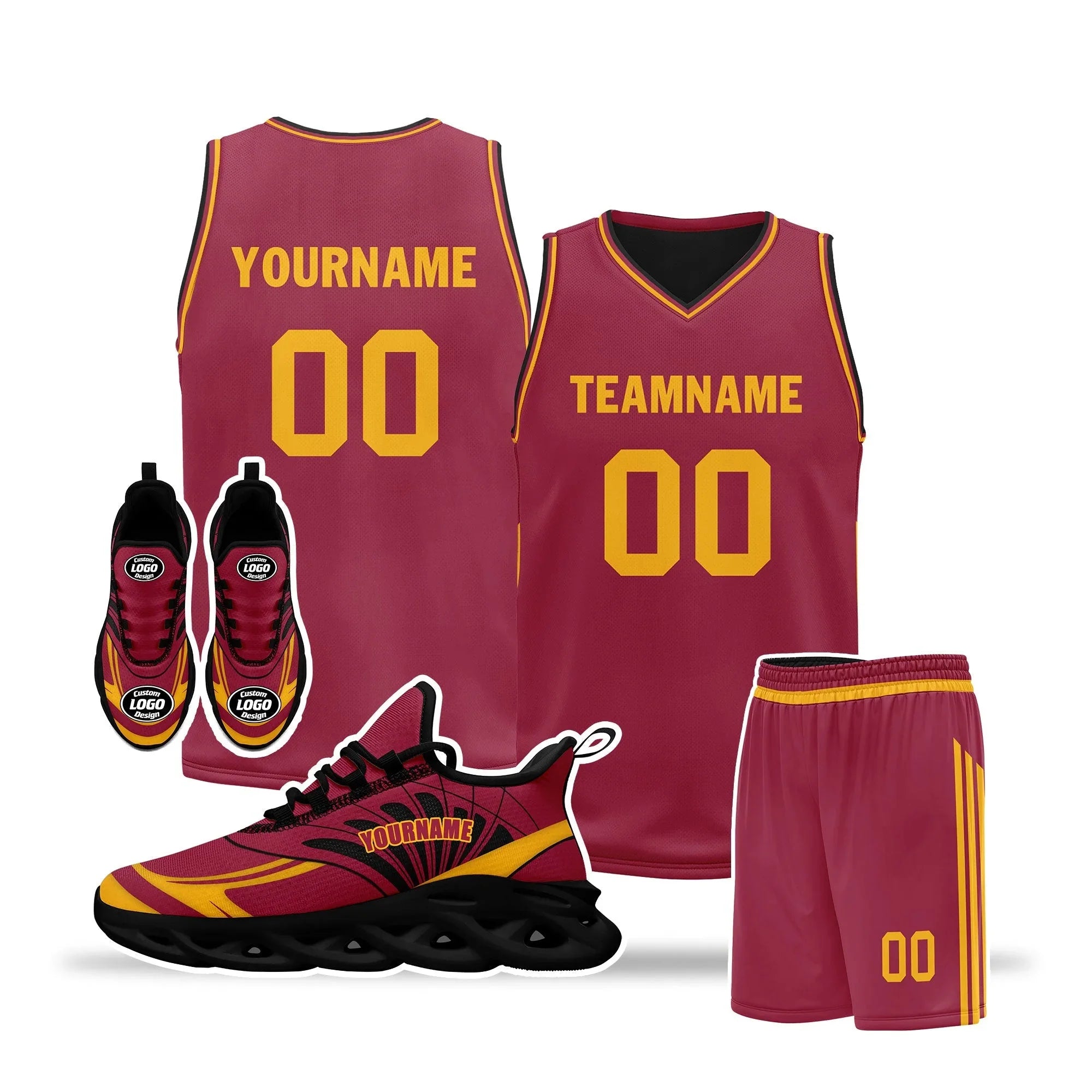 Custom Basketball Jersey and MaxSoul Shoes Combo Offer Personalized ZH-D0200105-2 - Coolcustomize