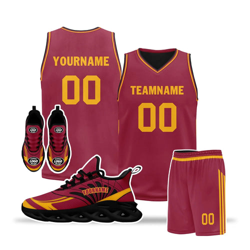Custom Basketball Jersey and MaxSoul Shoes Combo Offer Personalized ZH-D0200105-2 - Coolcustomize