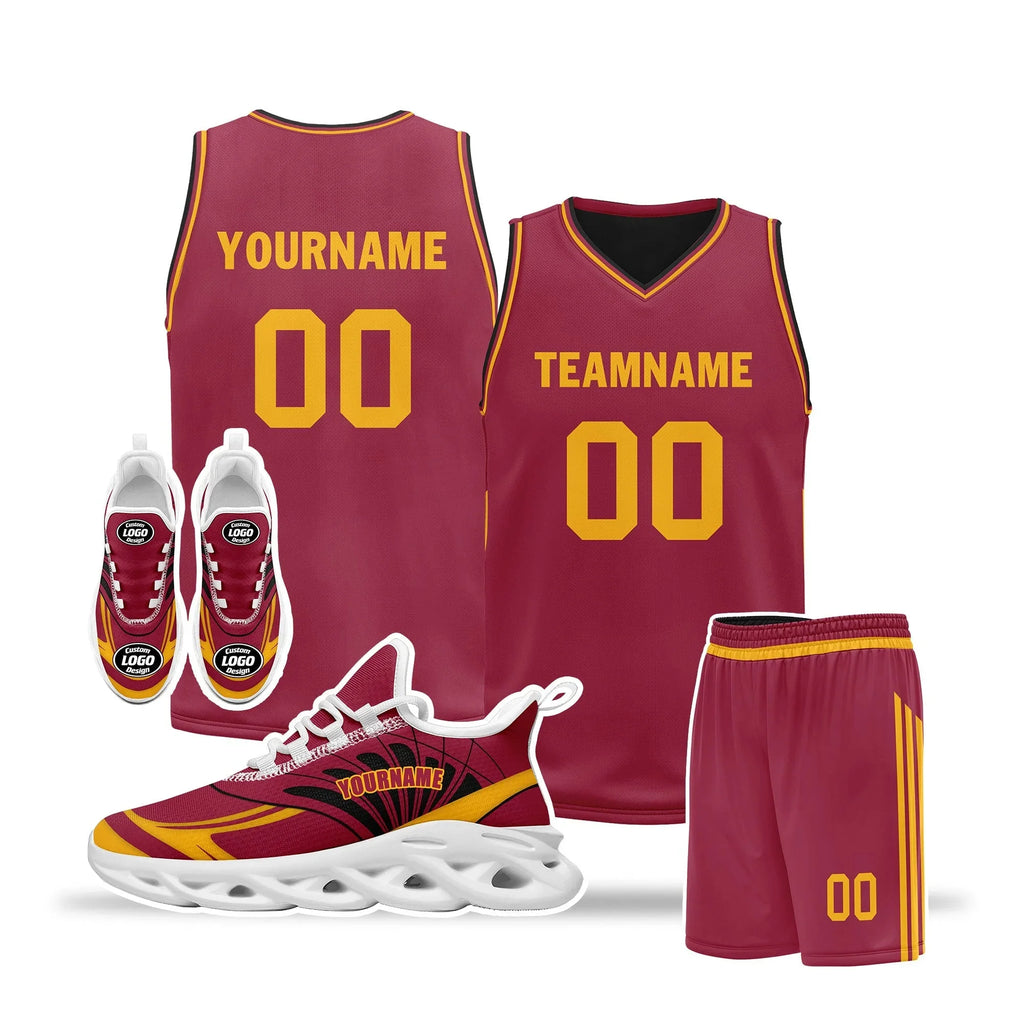 Custom Basketball Jersey and MaxSoul Shoes Combo Offer Personalized ZH-D0200105-2 - Coolcustomize