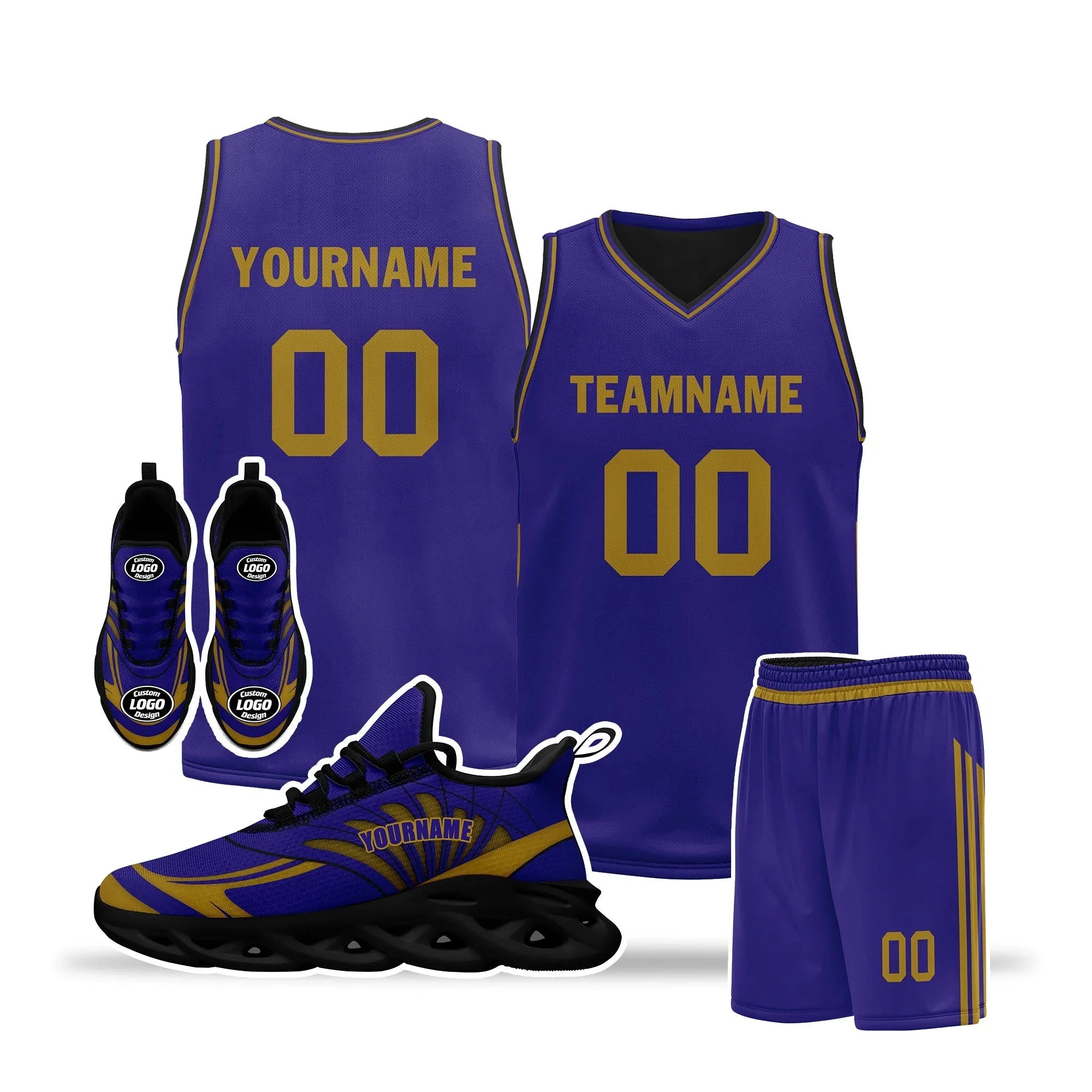 Custom Basketball Jersey and MaxSoul Shoes Combo Offer Personalized ZH-D0200105-3 - Coolcustomize
