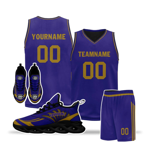 Custom Basketball Jersey and MaxSoul Shoes Combo Offer Personalized ZH-D0200105-3 - Coolcustomize