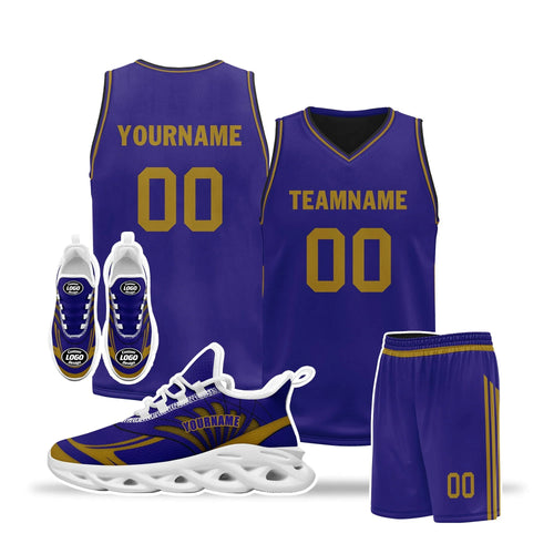 Custom Basketball Jersey and MaxSoul Shoes Combo Offer Personalized ZH-D0200105-3 - Coolcustomize