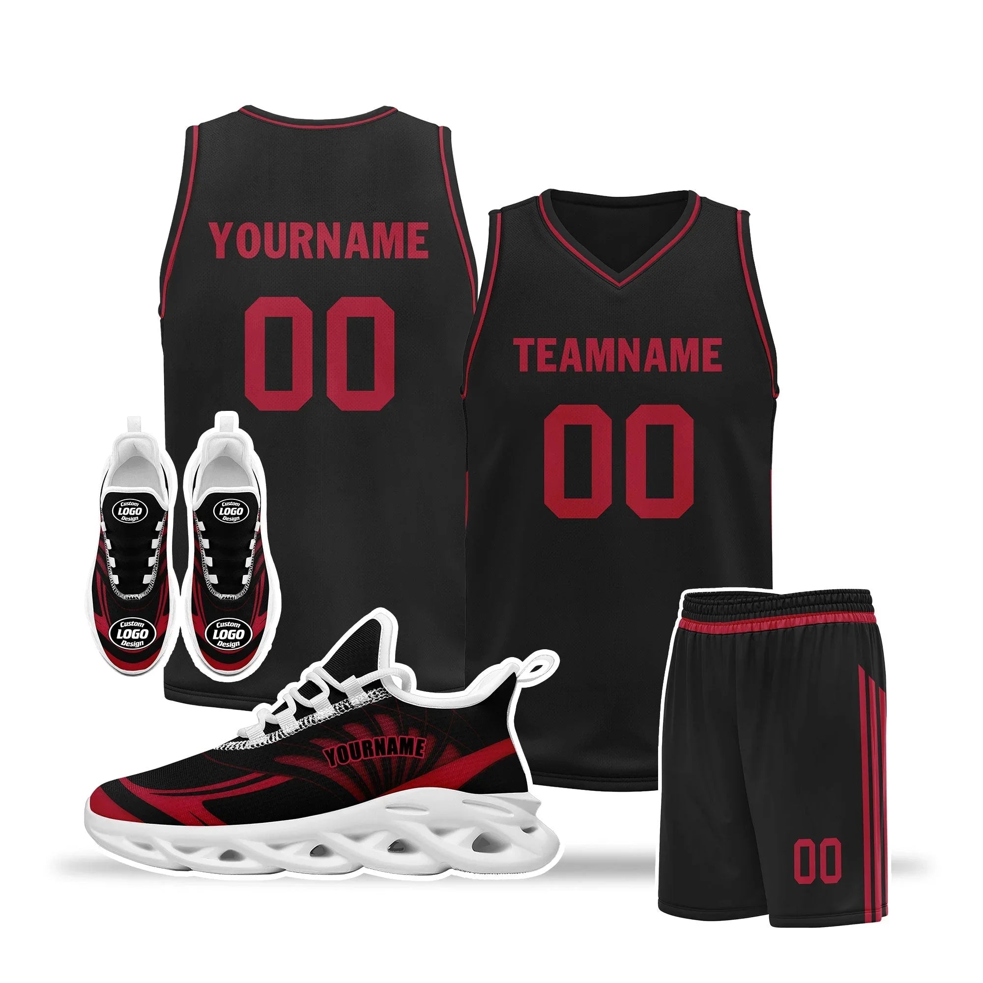 Custom Basketball Jersey and MaxSoul Shoes Combo Offer Personalized ZH-D0200105-4 - Coolcustomize