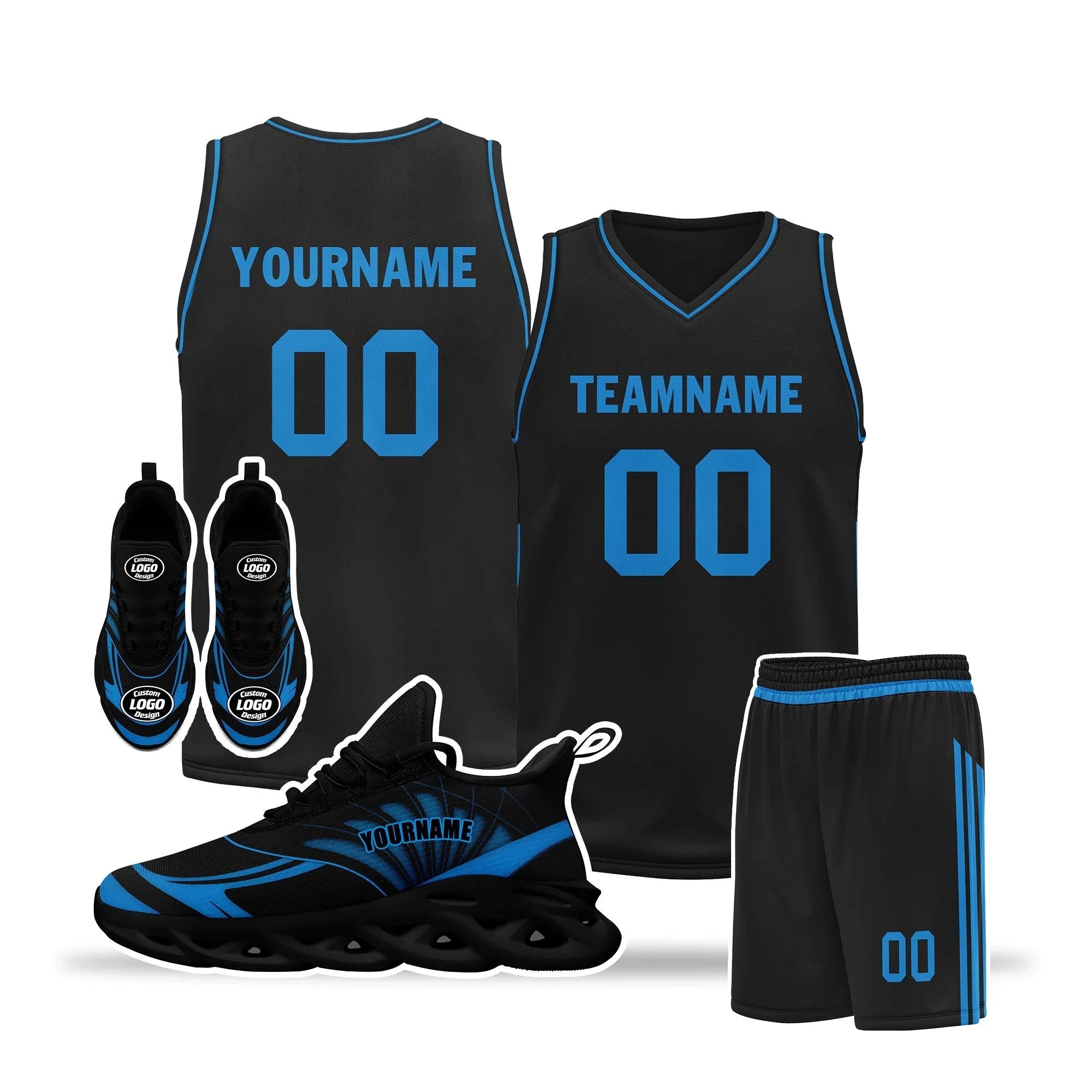 Custom Basketball Jersey and MaxSoul Shoes Combo Offer Personalized ZH-D0200105-6 - Coolcustomize