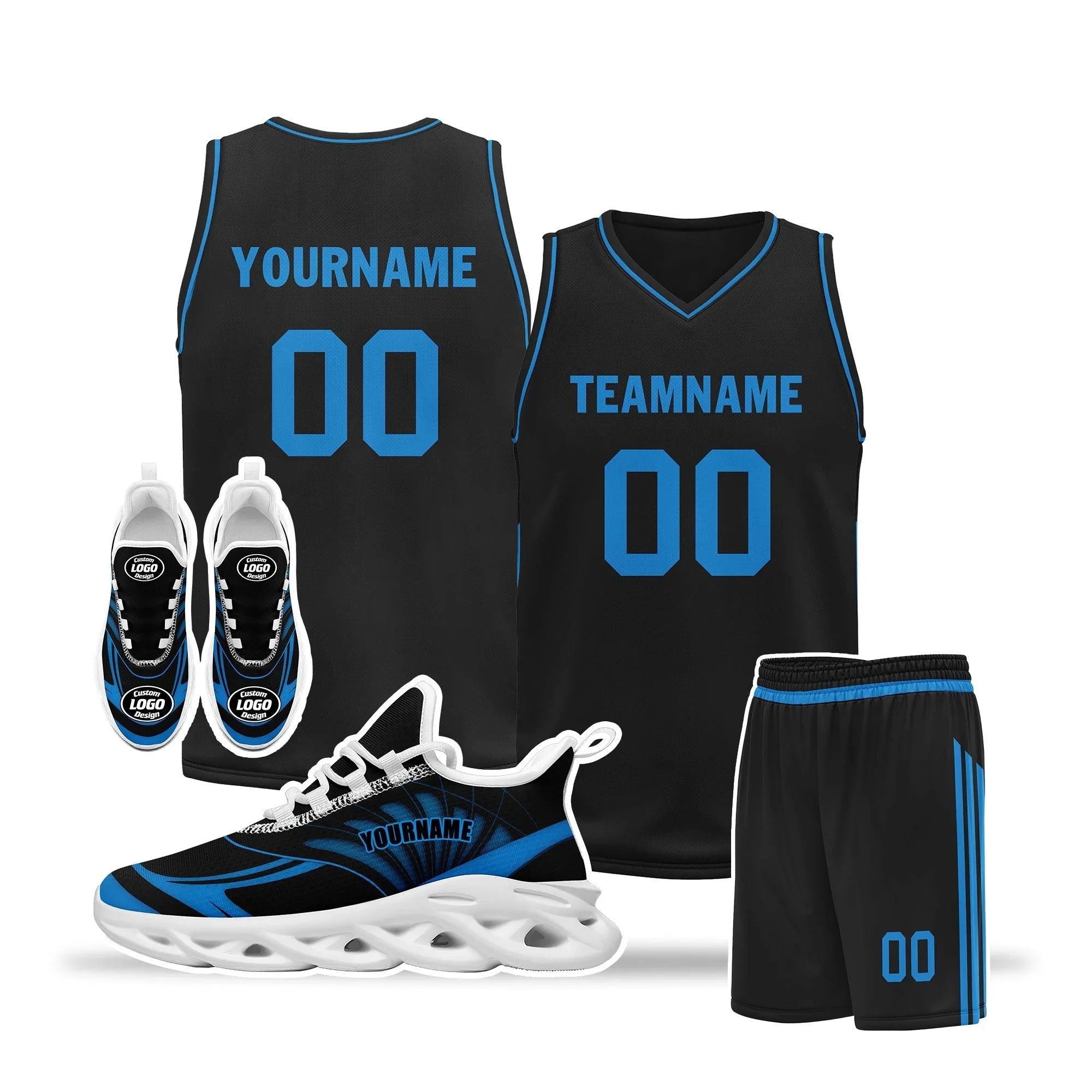 Custom Basketball Jersey and MaxSoul Shoes Combo Offer Personalized ZH-D0200105-6 - Coolcustomize