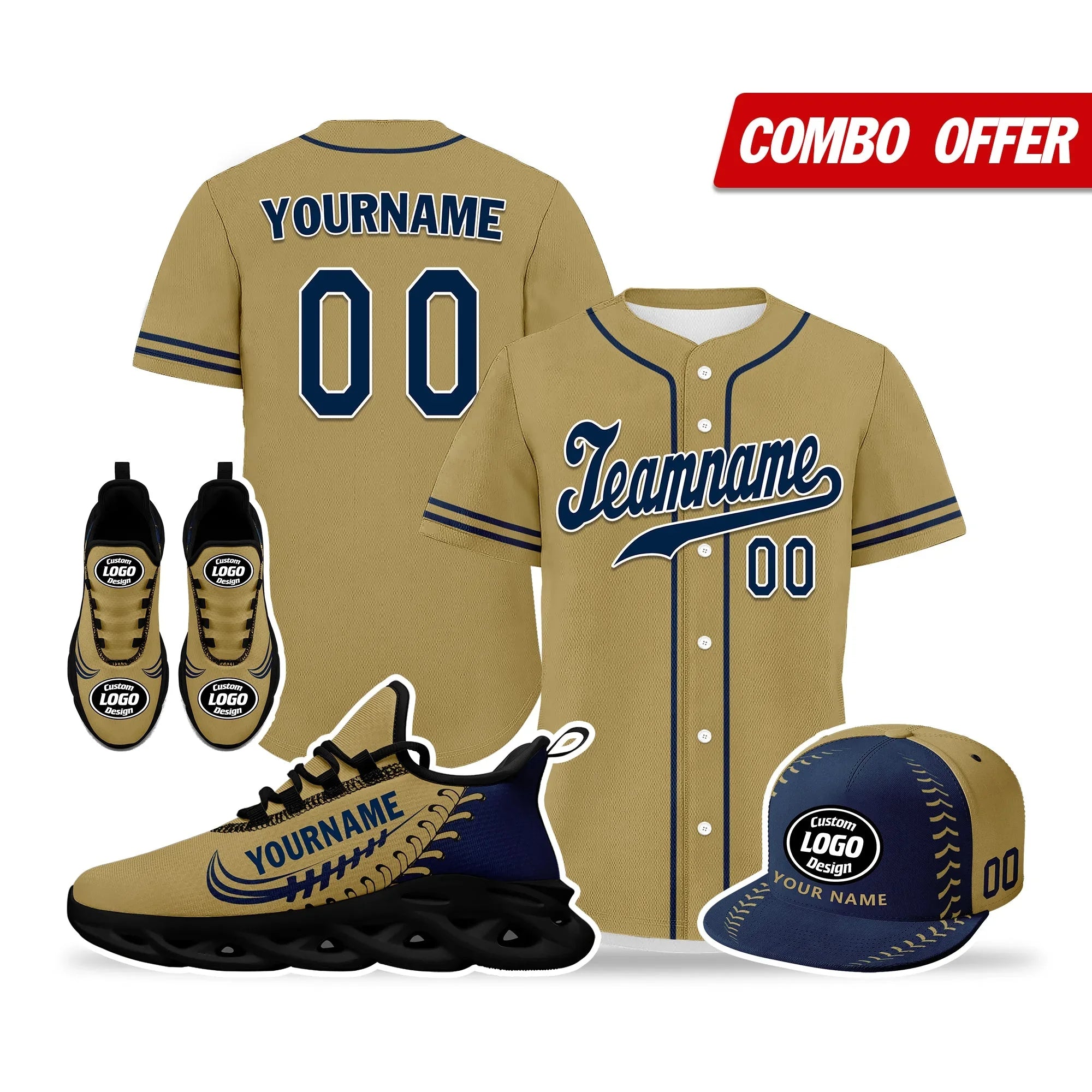 Custom Brown Jersey MaxSoul Shoes and Hat Combo Offer Personalized ZH-bd0b00e0-af - Coolcustomize