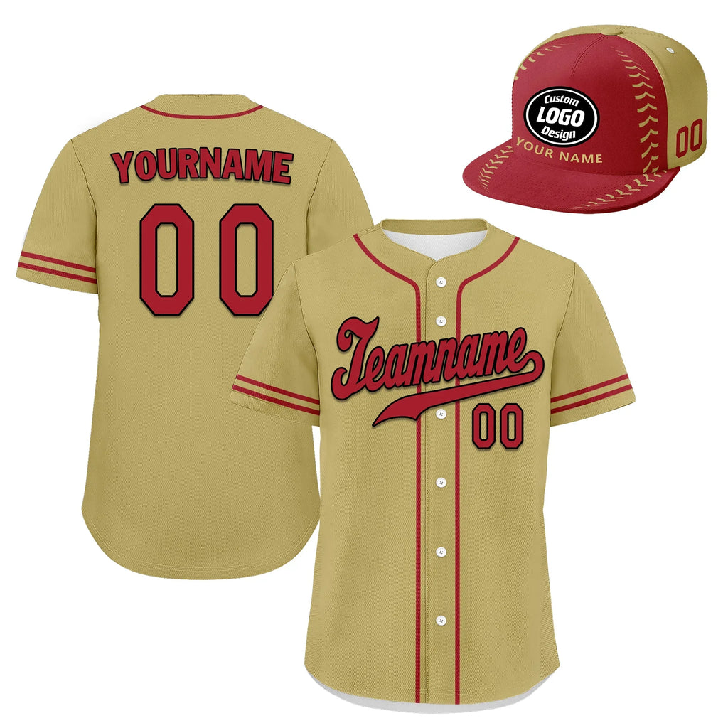 Custom Jersey and Hat Personalized Combo ZH-bd0b00ec-7 - Coolcustomize
