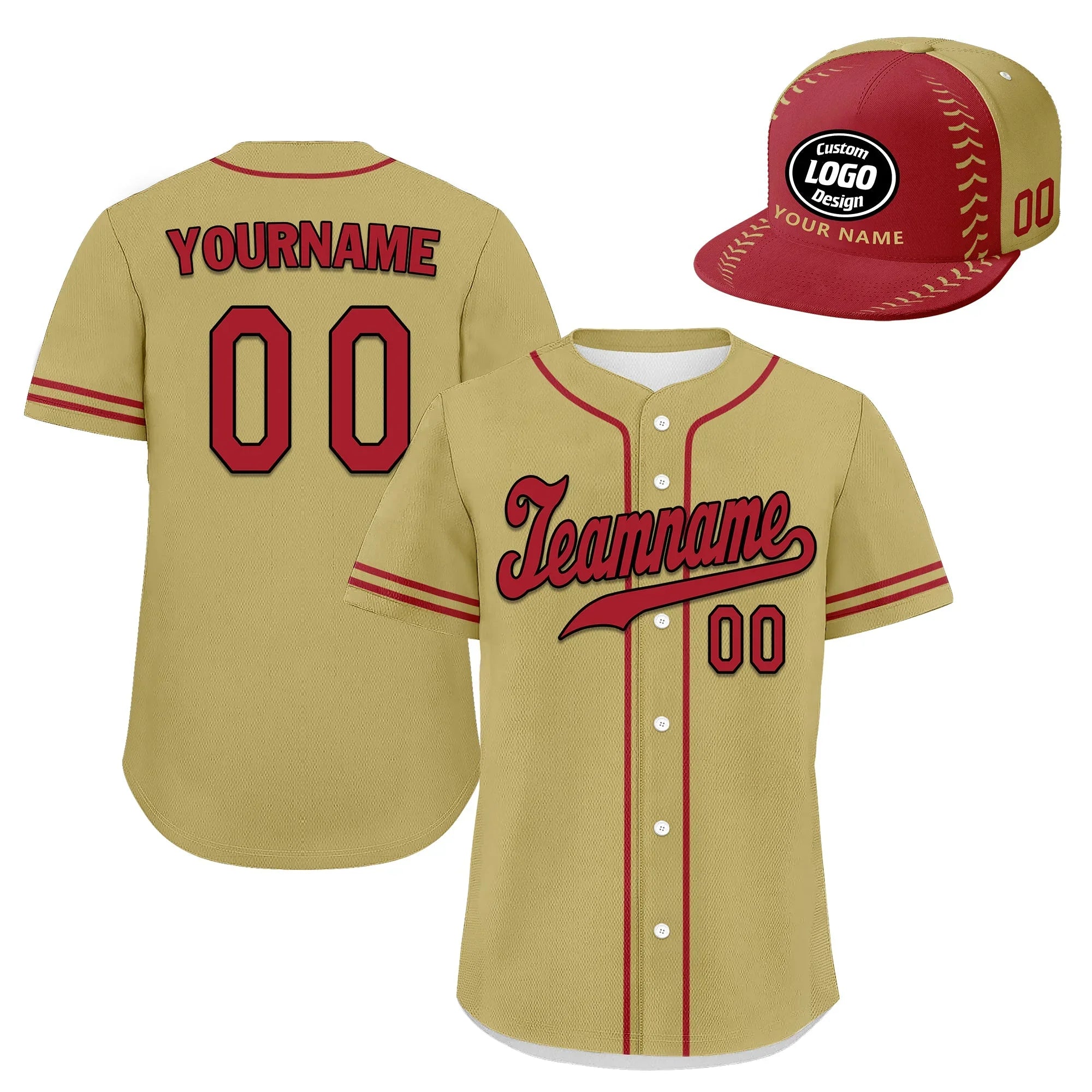 Custom Jersey and Hat Personalized Combo ZH-bd0b00ec-7 - Coolcustomize