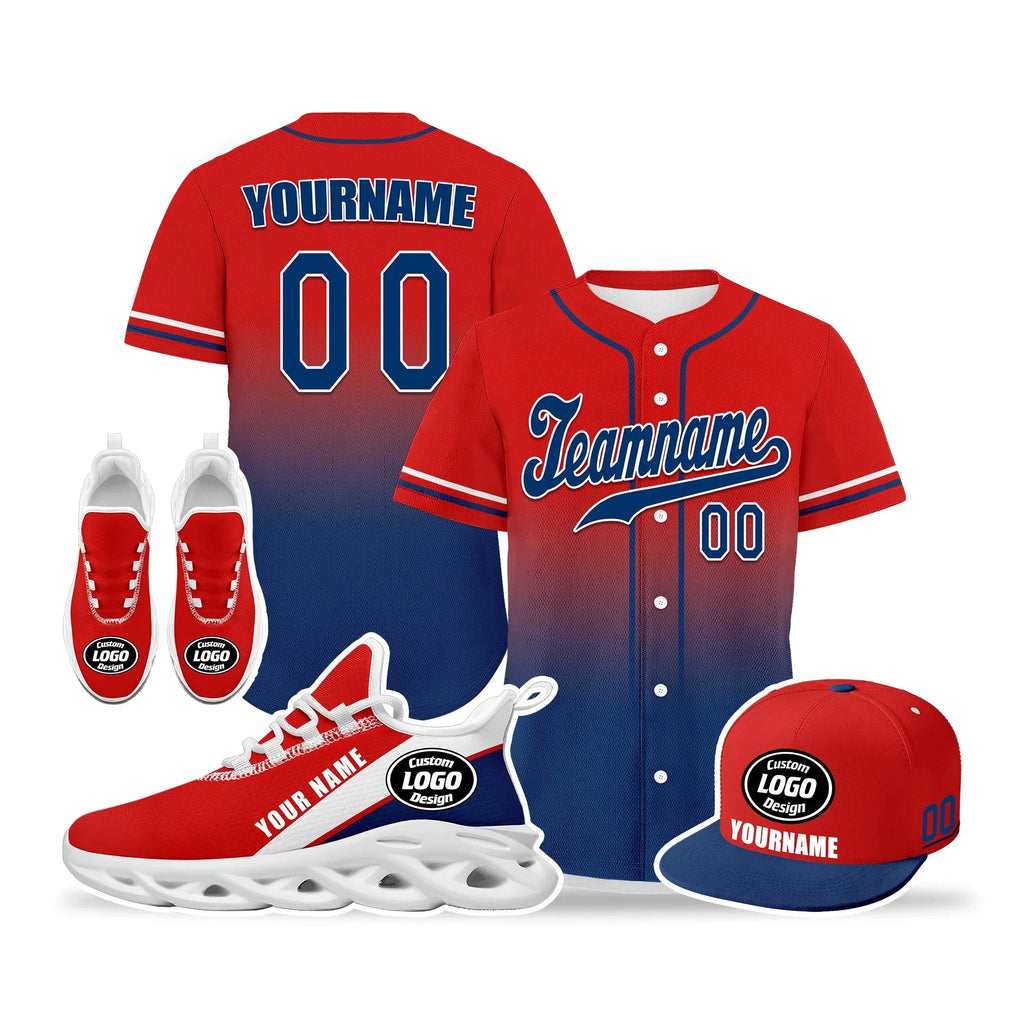 Custom Red Blue Jersey MaxSoul Shoes and Hat Combo Offer Personalized ZH-bd0b007e-e - Coolcustomize