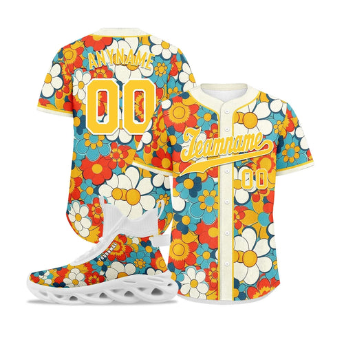 Custom Baseball Jersey and MaxSoul Shoes Combo Offer Personalized Combo ZH-D020172-7 - Coolcustomize