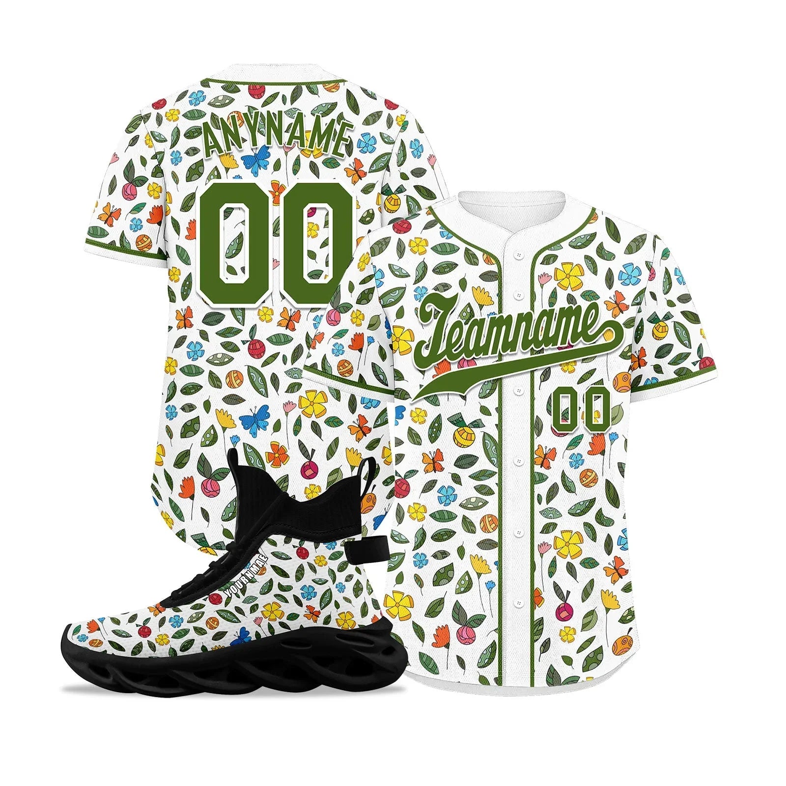 Custom Baseball Jersey and MaxSoul Shoes Combo Offer Personalized Combo ZH-D020172-8 - Coolcustomize