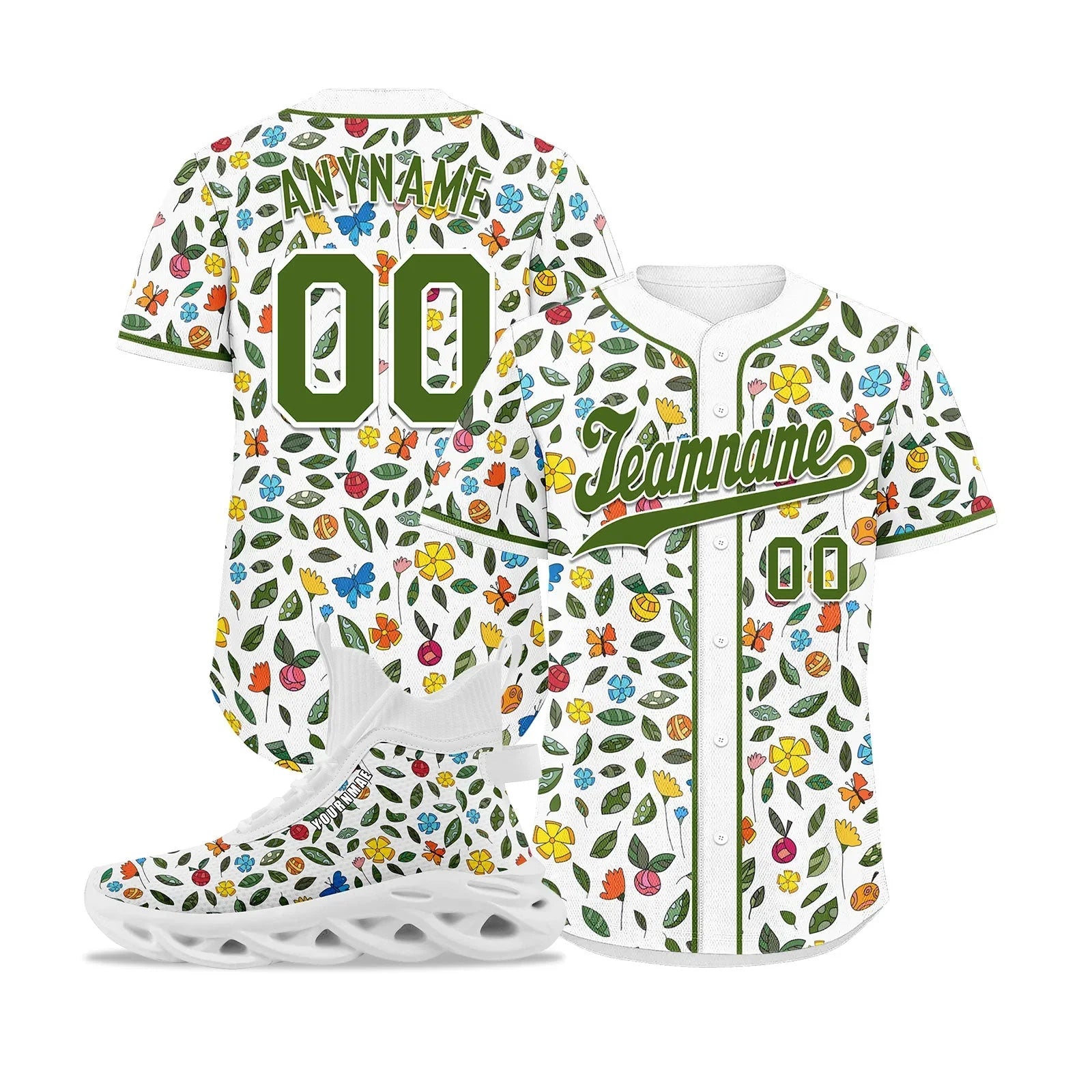 Custom Baseball Jersey and MaxSoul Shoes Combo Offer Personalized Combo ZH-D020172-8 - Coolcustomize