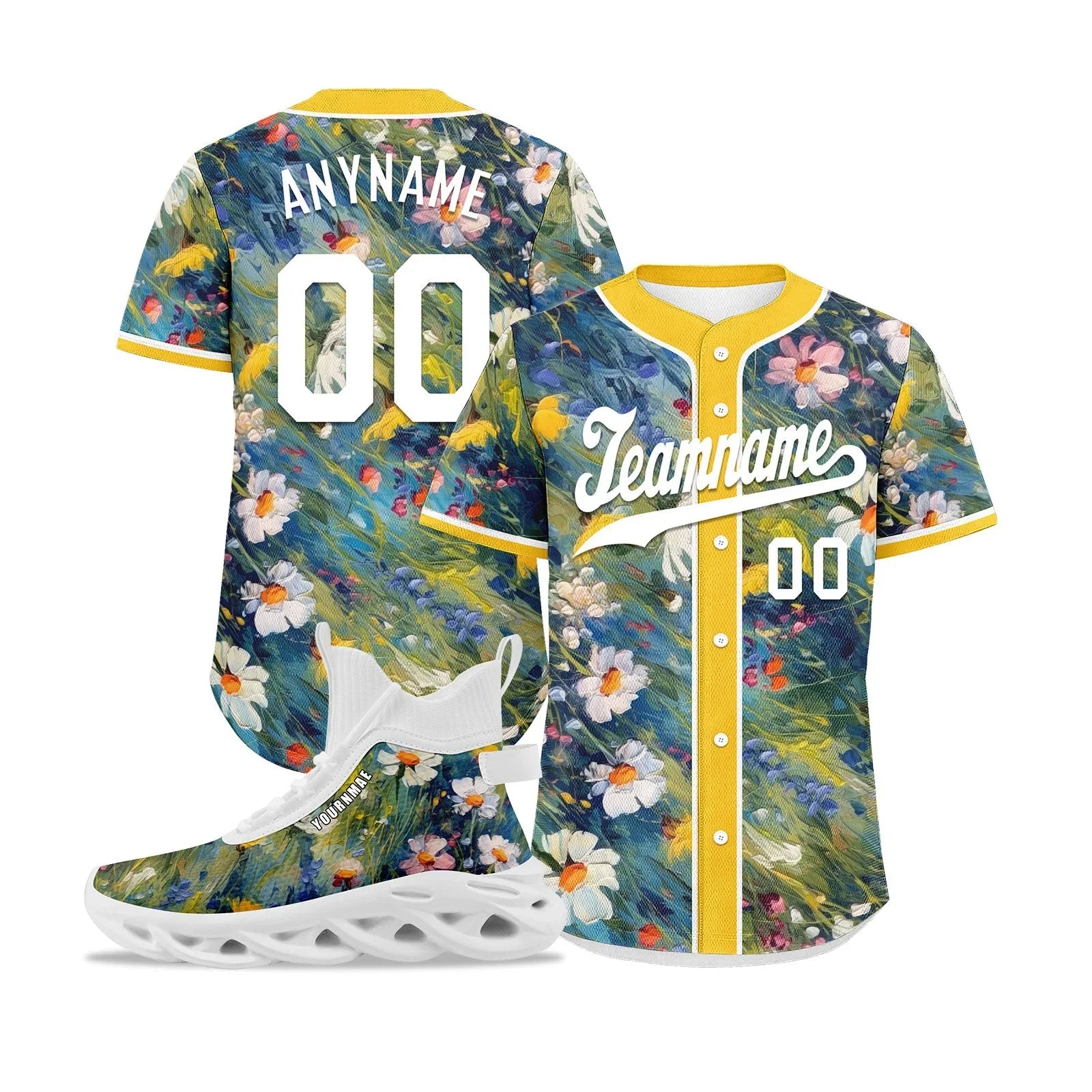 Custom Baseball Jersey and MaxSoul Shoes Combo Offer Personalized Combo ZH-D020172-9 - Coolcustomize
