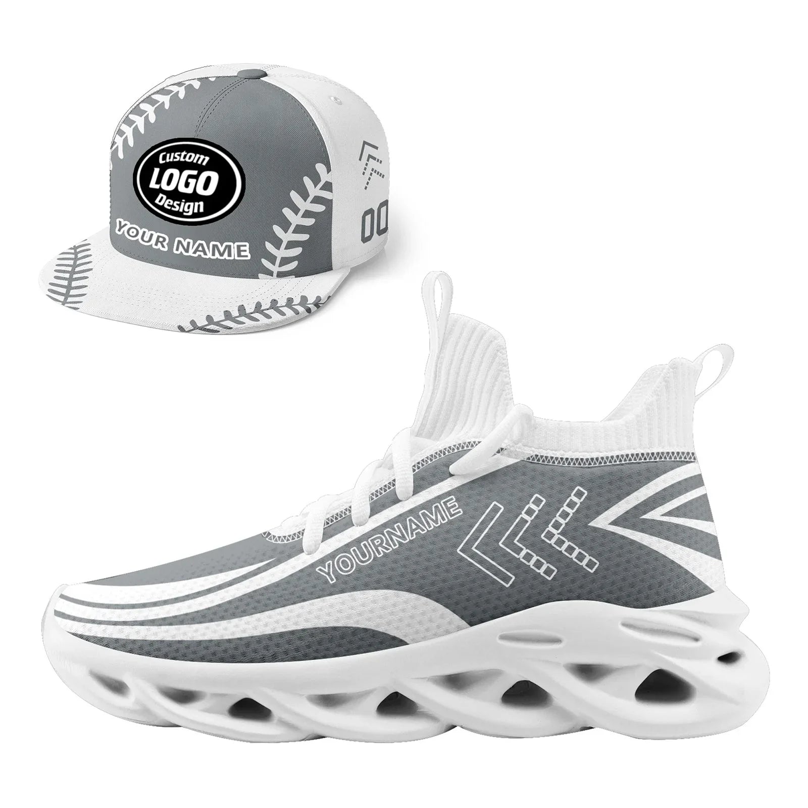 Custom MaxSoul Shoes and Hat Combo Offer Personalized Combo ZH-D023027-10 - Coolcustomize