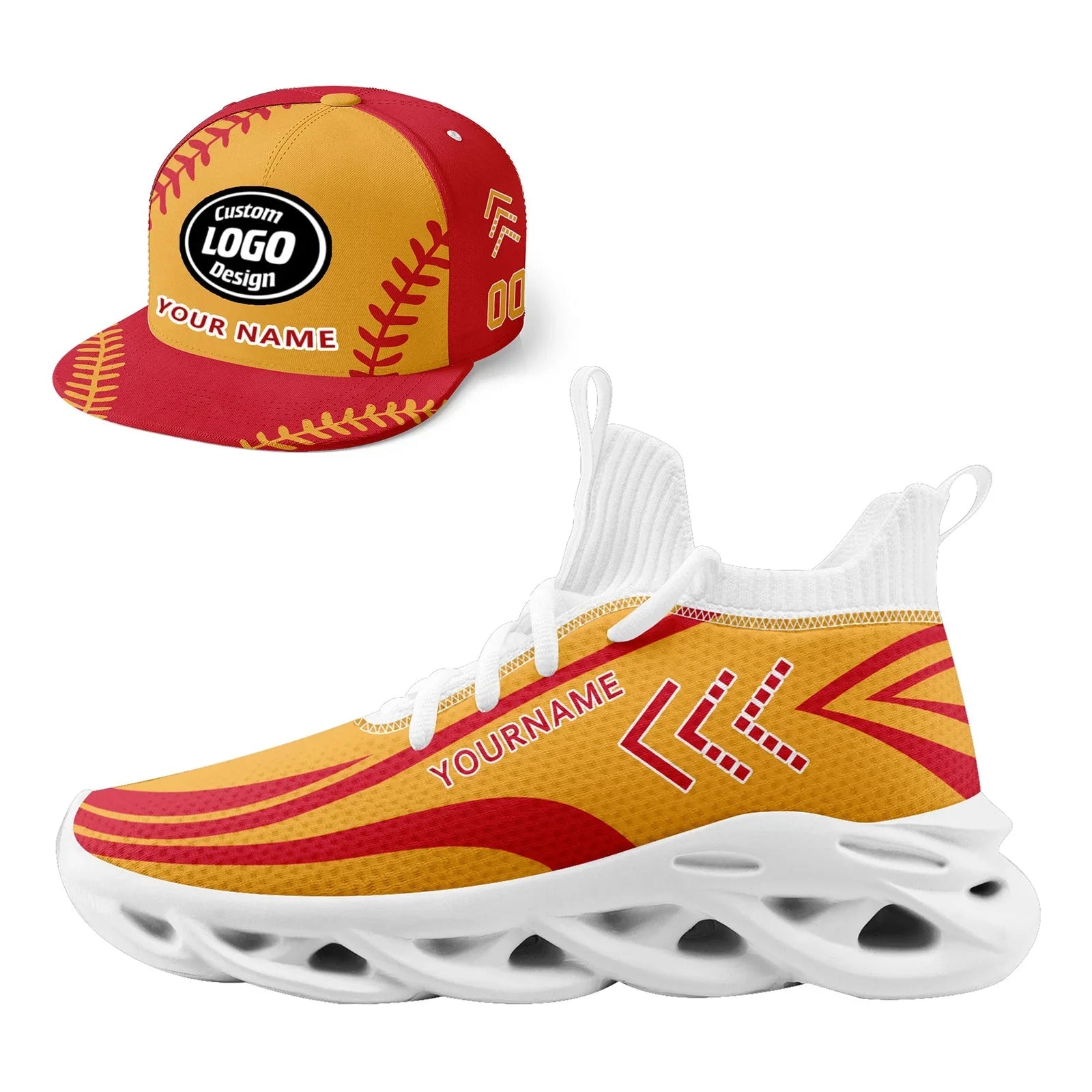 Custom MaxSoul Shoes and Hat Combo Offer Personalized Combo ZH-D023027-6 - Coolcustomize