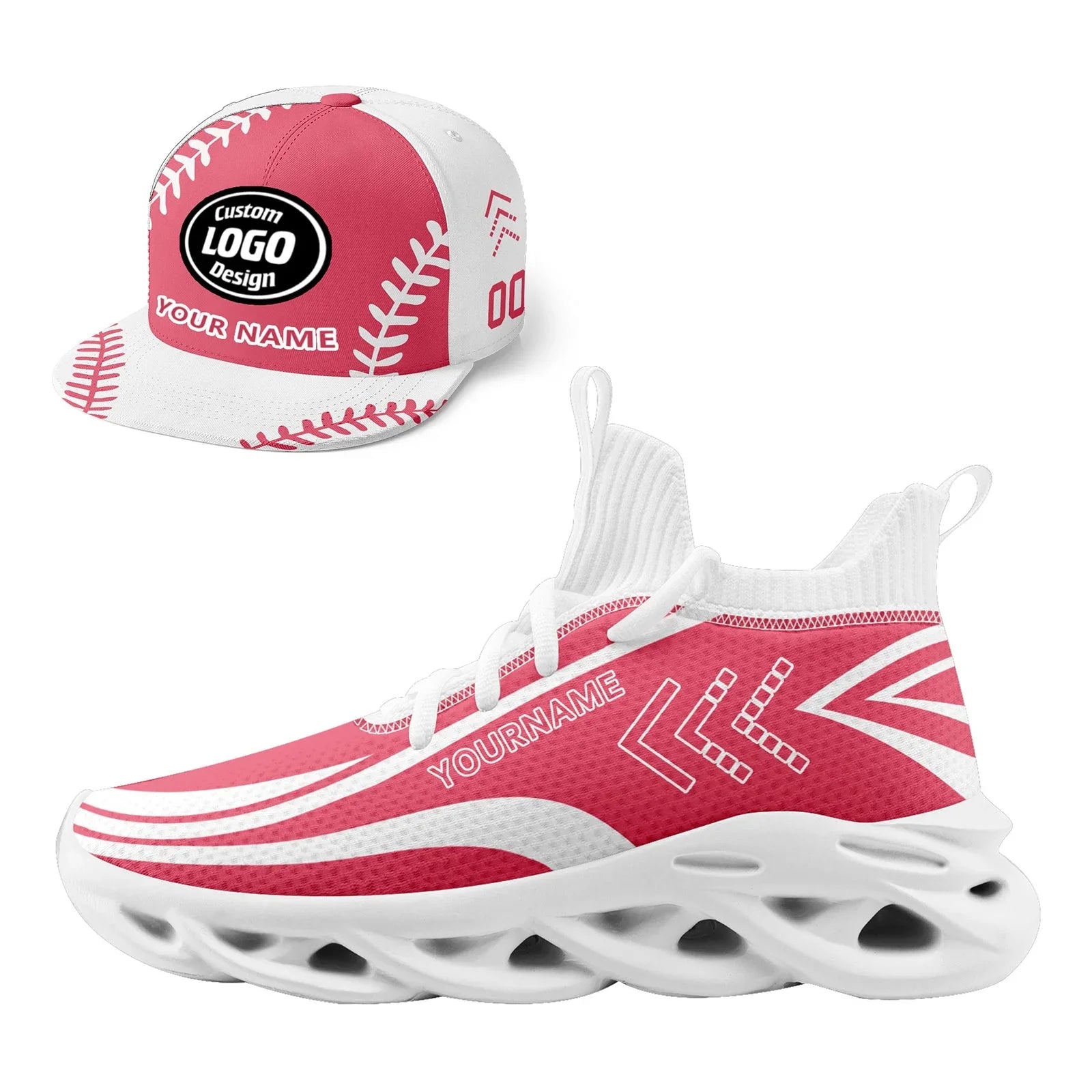 Custom MaxSoul Shoes and Hat Combo Offer Personalized Combo ZH-D023027-7 - Coolcustomize