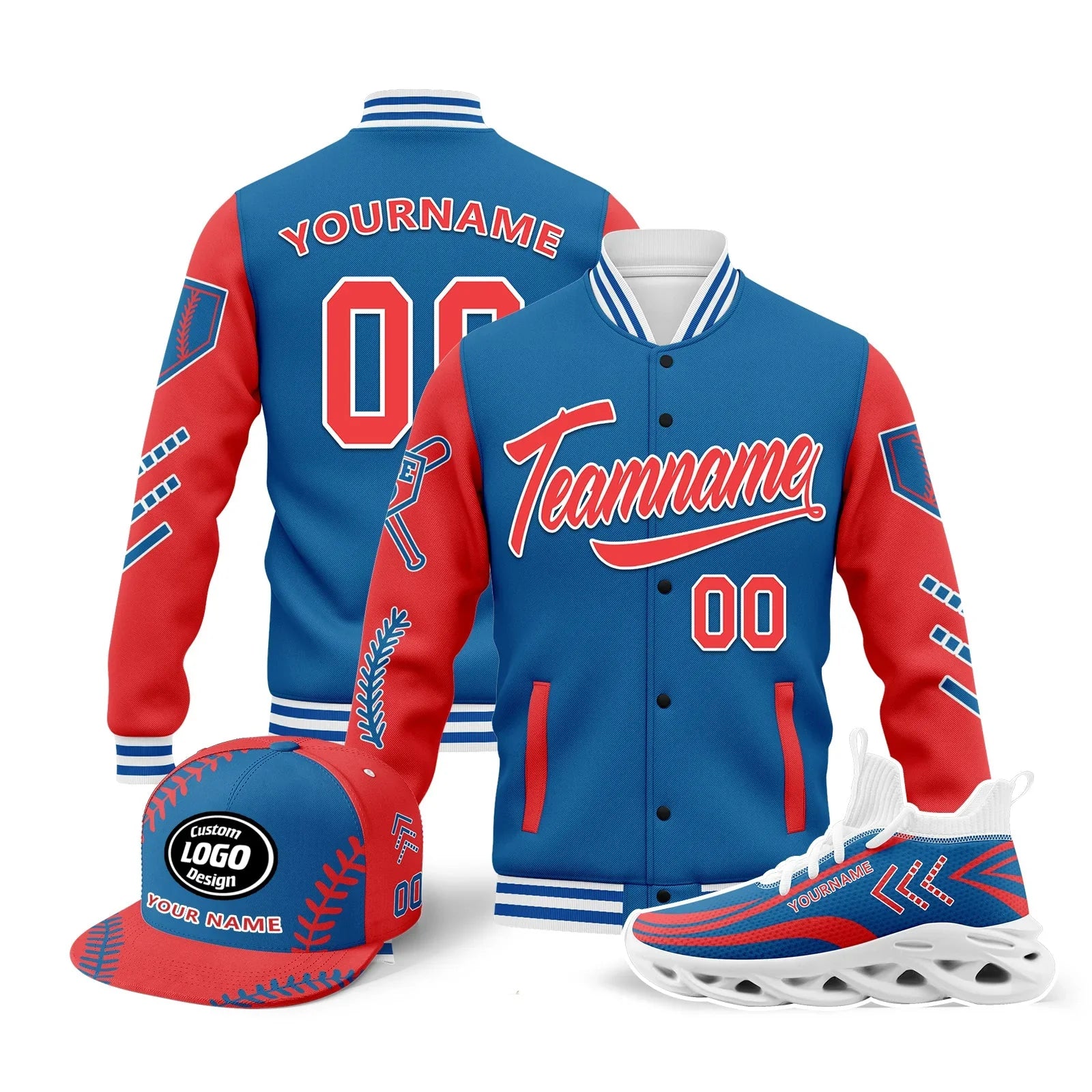 Custom Jacket MaxSoul Shoes and Hat Combo Offer Personalized Combo ZH-D023028-2 - Coolcustomize