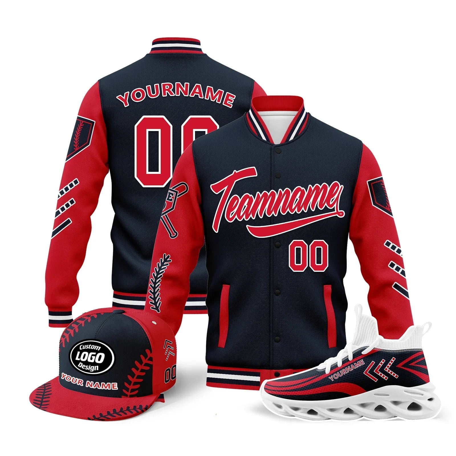 Custom Jacket MaxSoul Shoes and Hat Combo Offer Personalized Combo ZH-D023028-3 - Coolcustomize