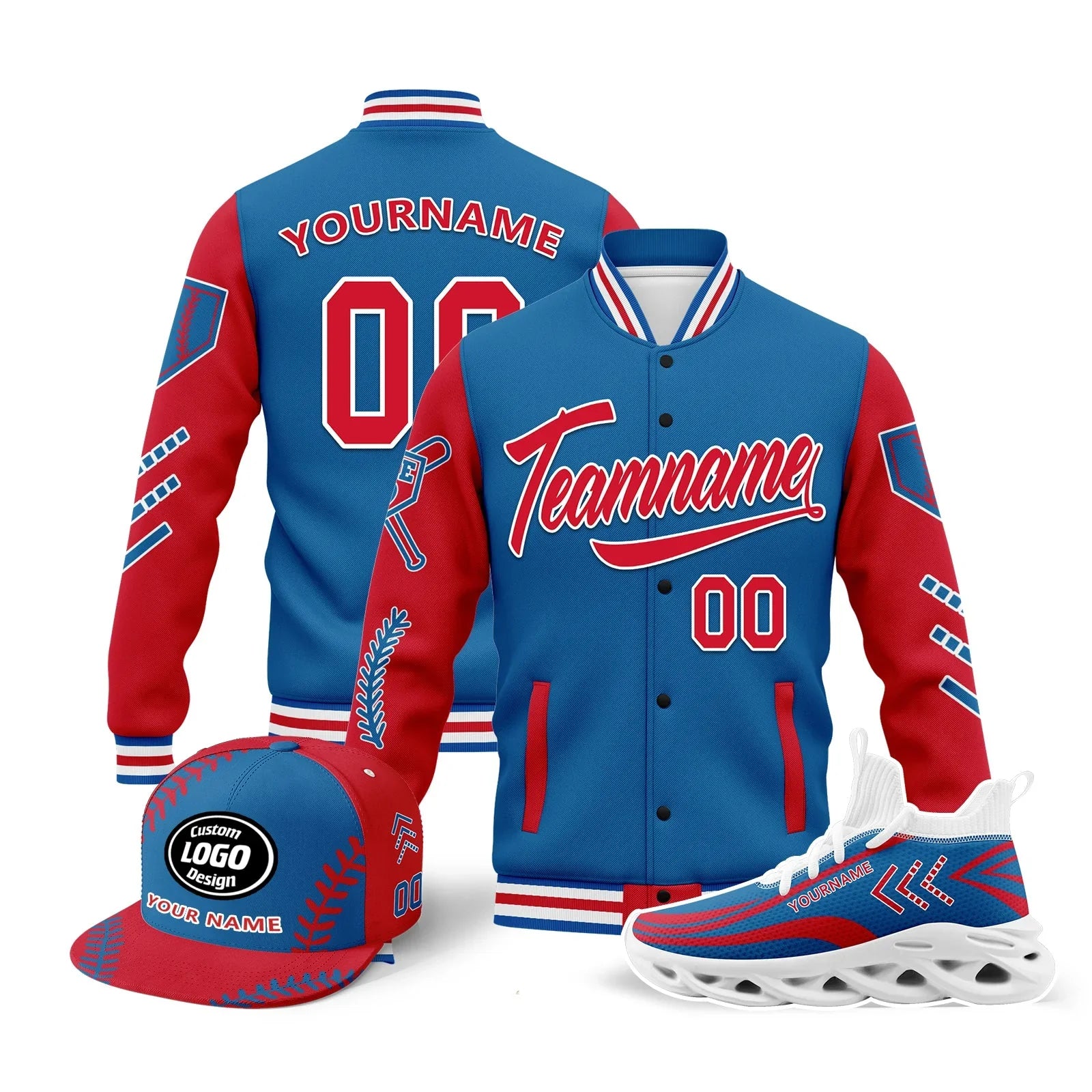 Custom Jacket MaxSoul Shoes and Hat Combo Offer Personalized Combo ZH-D023028-4 - Coolcustomize